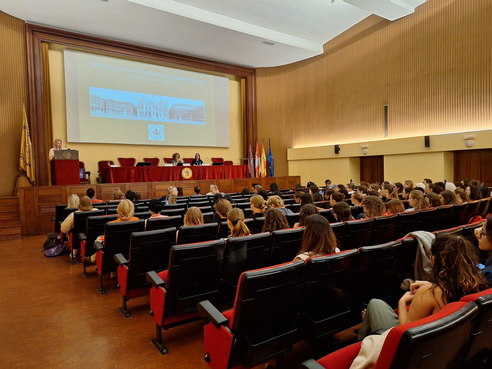 Acto de inauguración de la Speech and Language Pathology Summer School