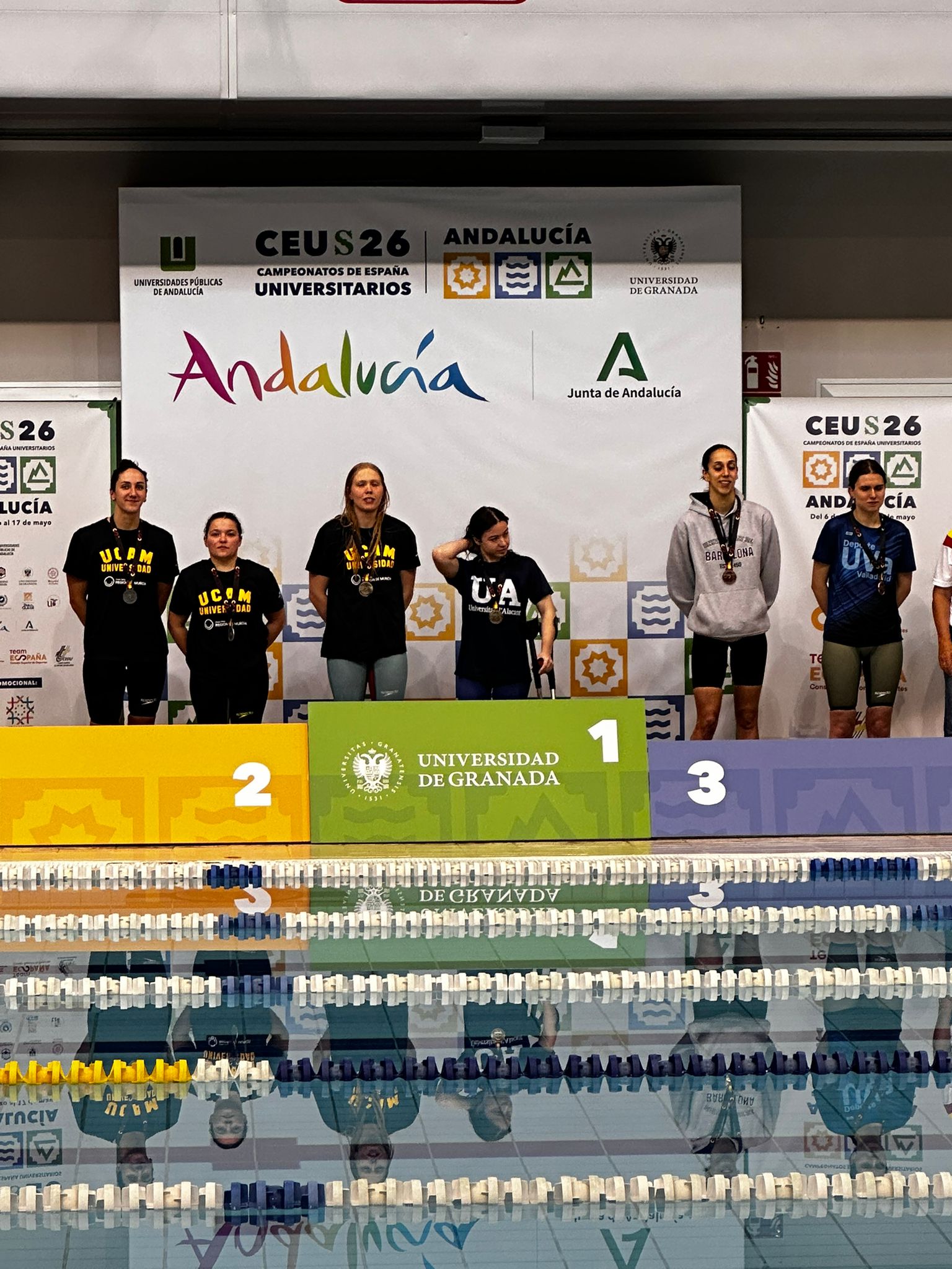 Natación. Medalla de bronce 100 m. espalda femenina Olga Zuzanna Jedrysiak