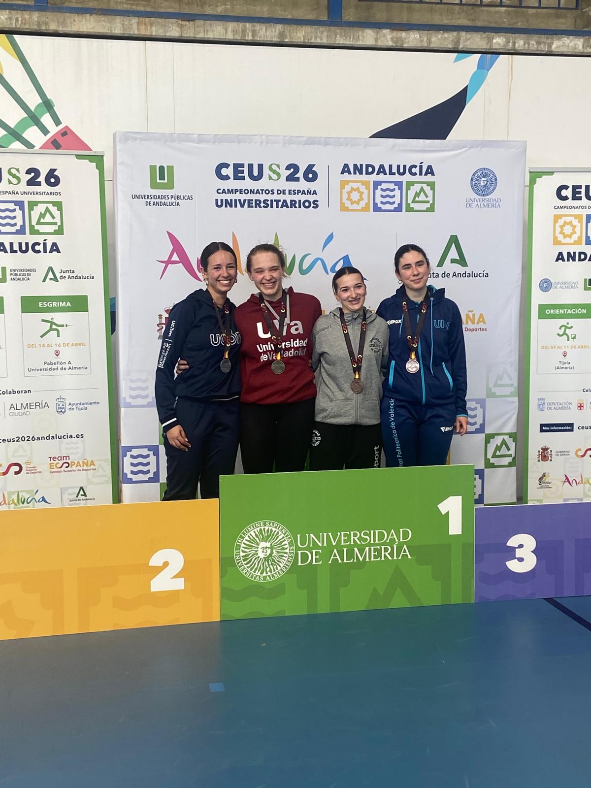Esgrima. Medalla de oro: Alejandra Rodríguez