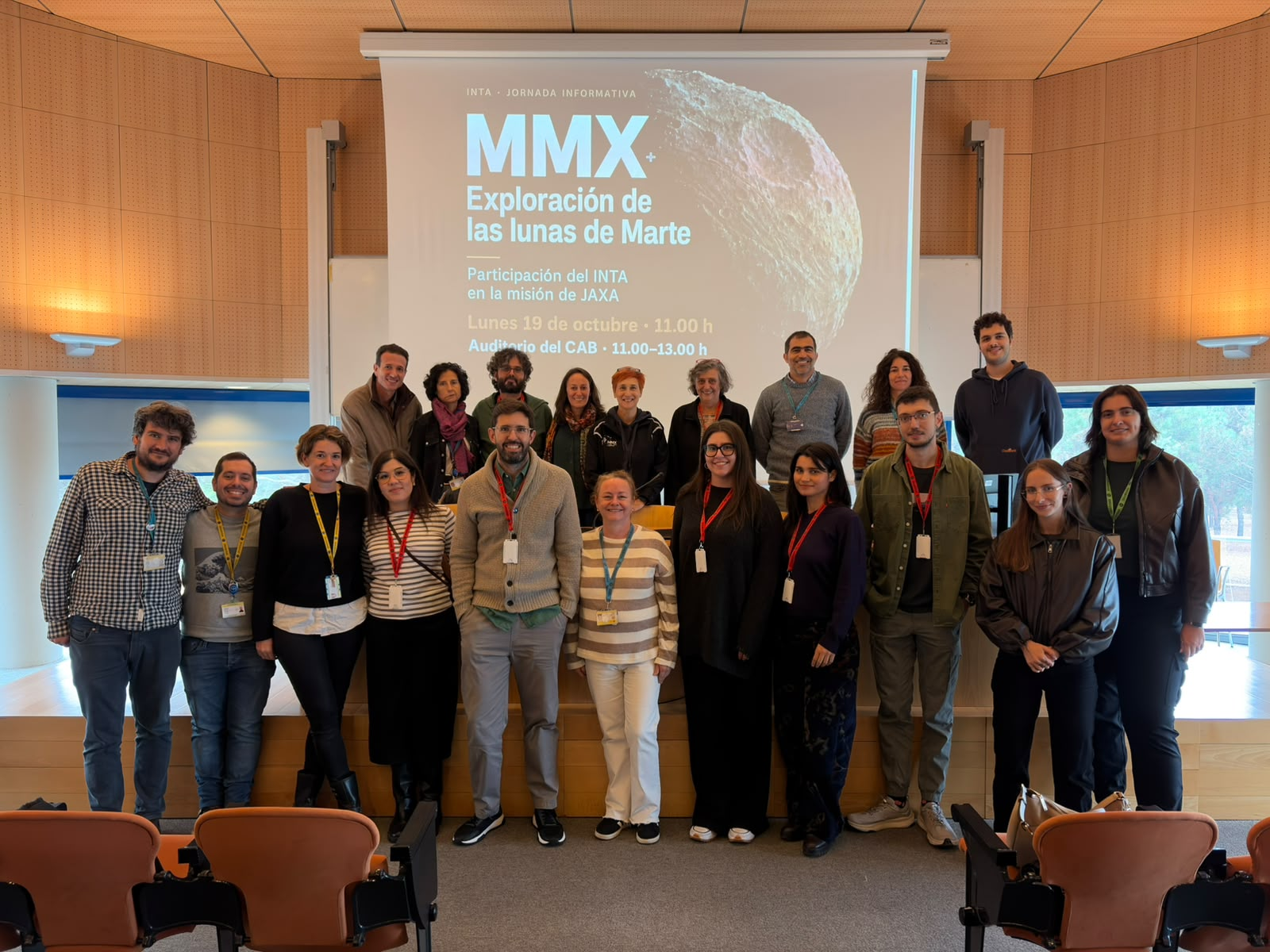 Acto de presentación de la misión celebrado en el Centro de Astrobiología (CAB-INTA)