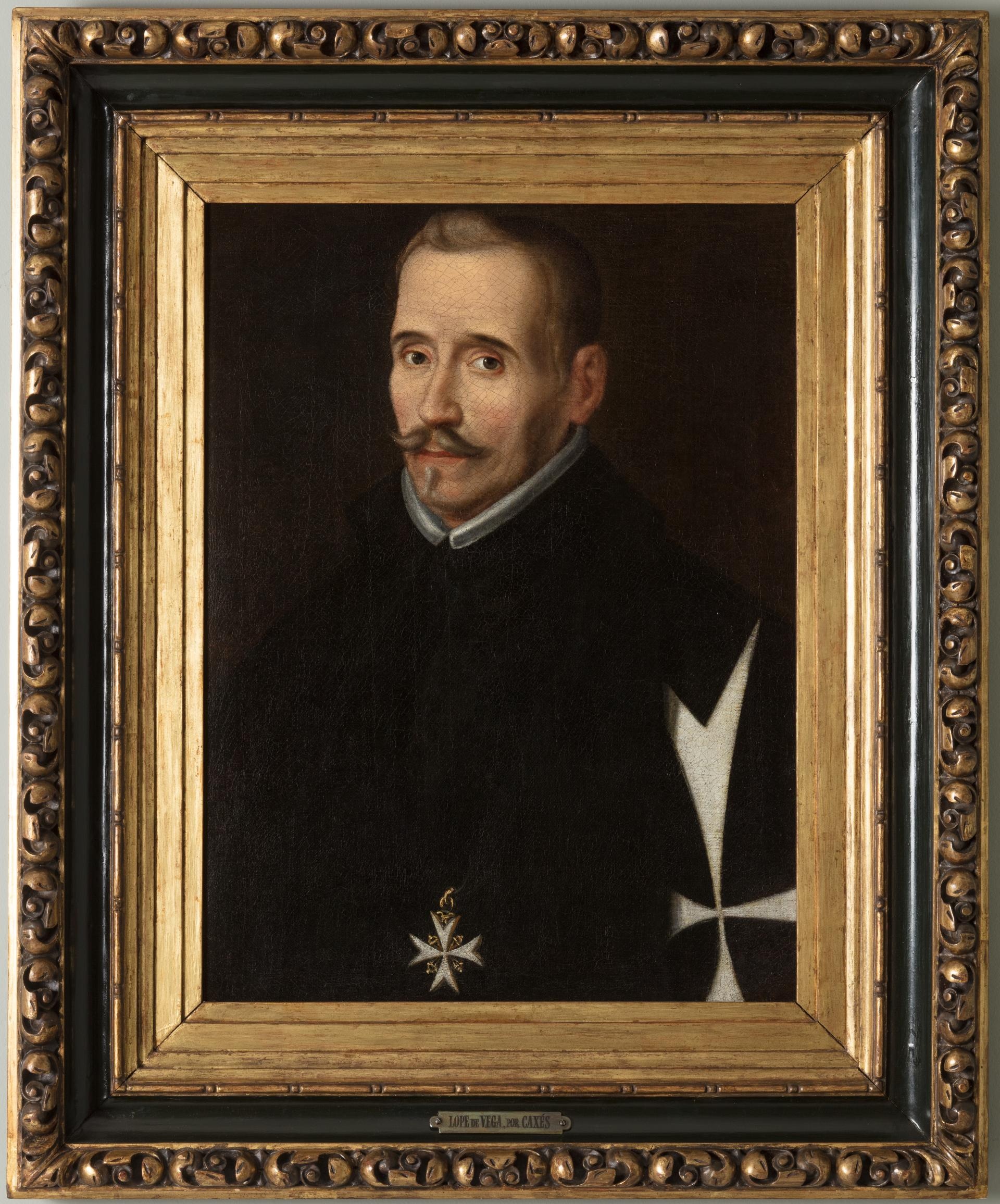 Retrato de Lope de Vega, por Eugenio Cajés, cedido por la Fundación Lázaro Galdiano.