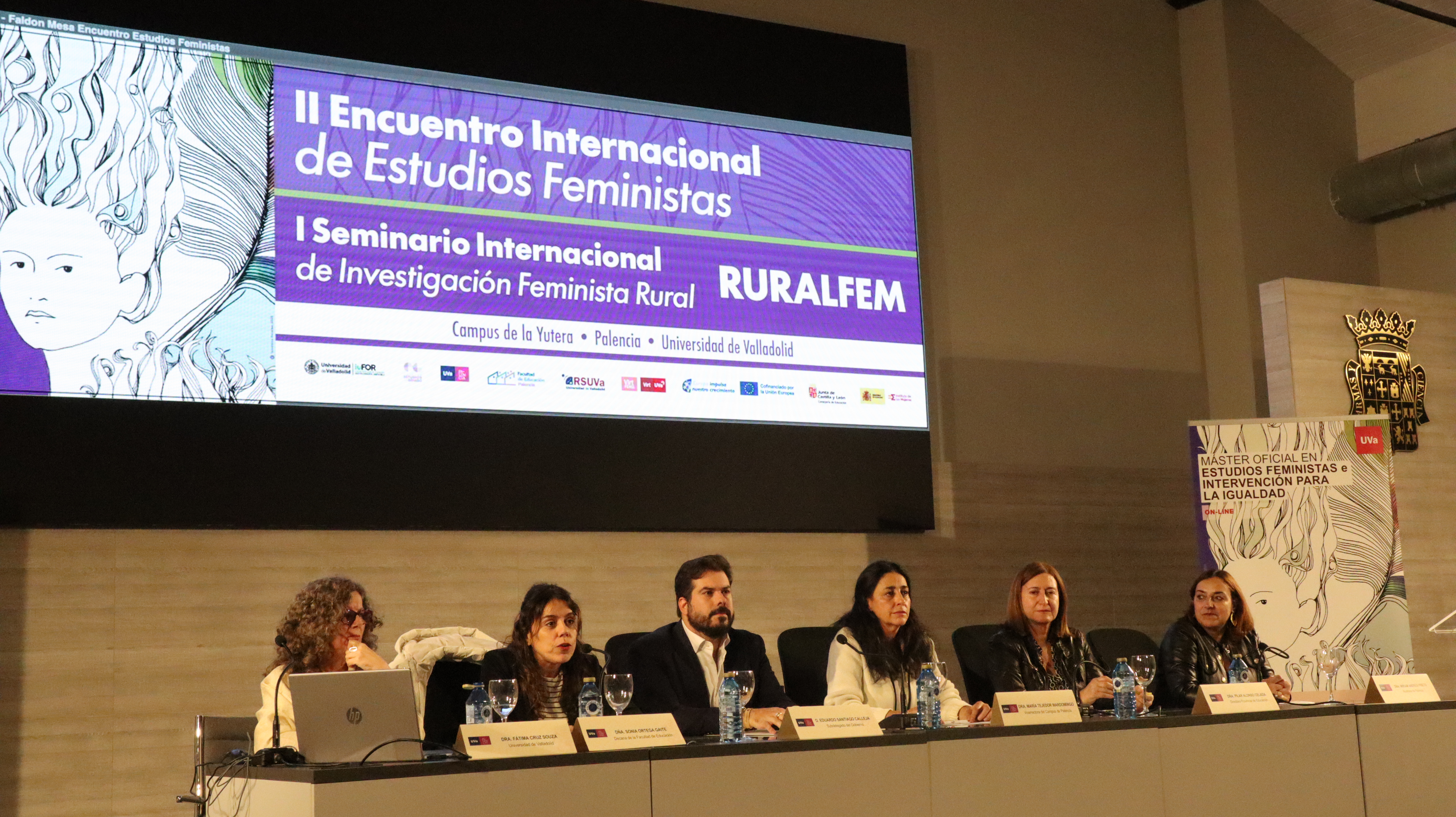La vicerrectora del Campus de Palencia, María Cruz Tejedor, ha participado en la inauguración junto a autoridades nacionales, regionales y locales.