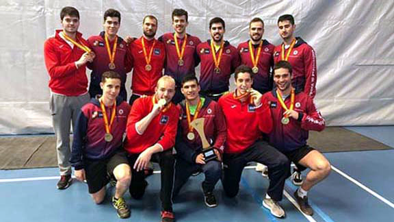 El equipo de vóley masculino de la UVa logra proclamarse por primera vez en su historia Campeón de España universitario