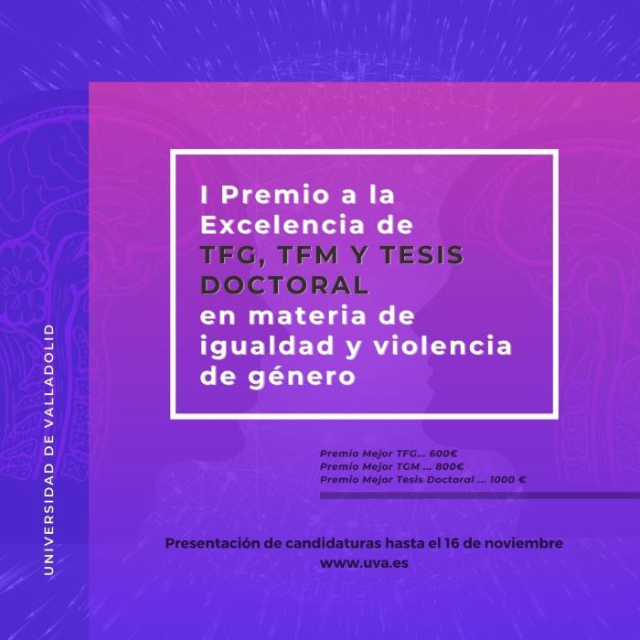 I premio TFG TFM y tesis en materia igualdad
