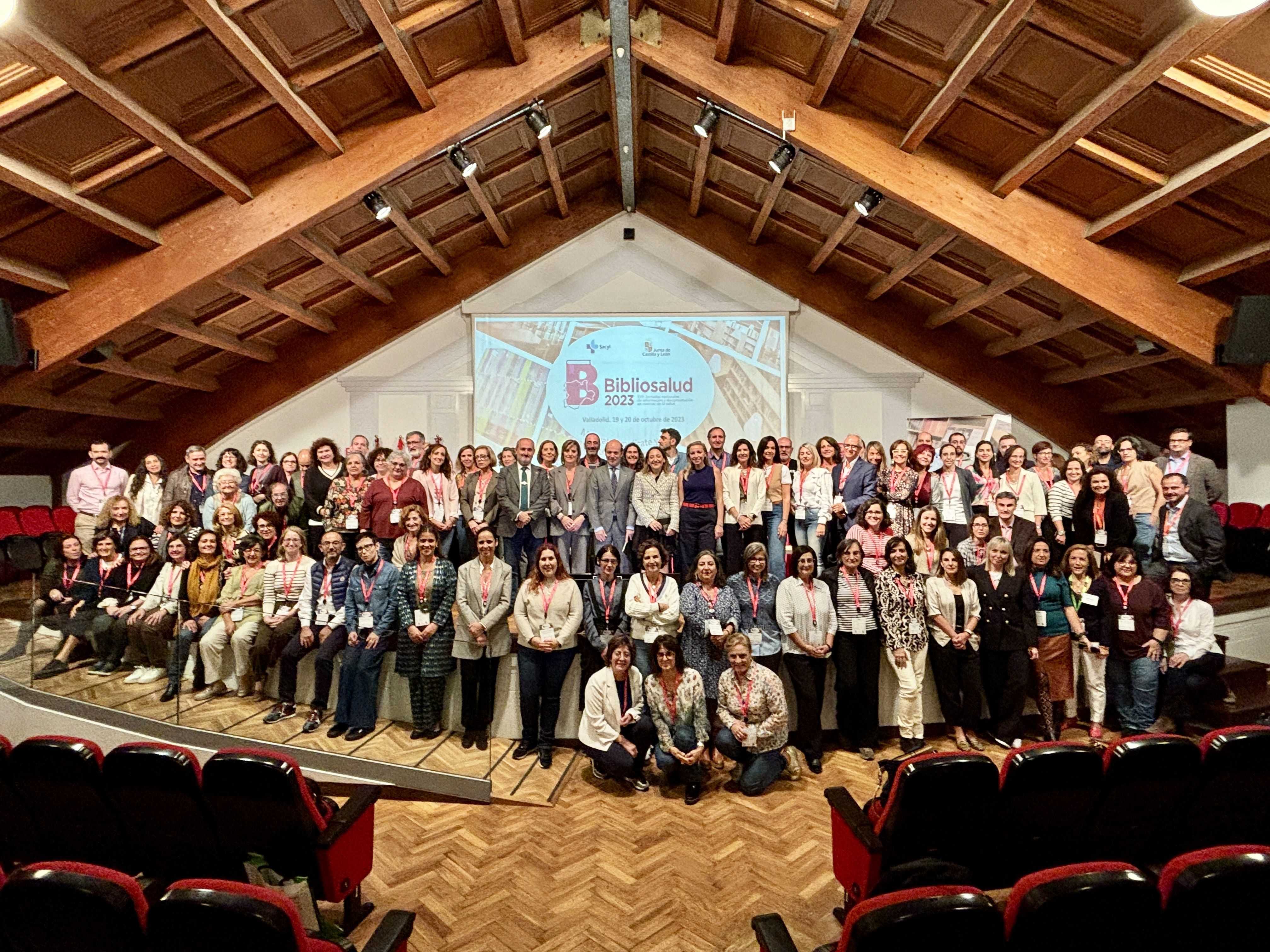 Asistentes a las jornadas Bibliosalud 2023