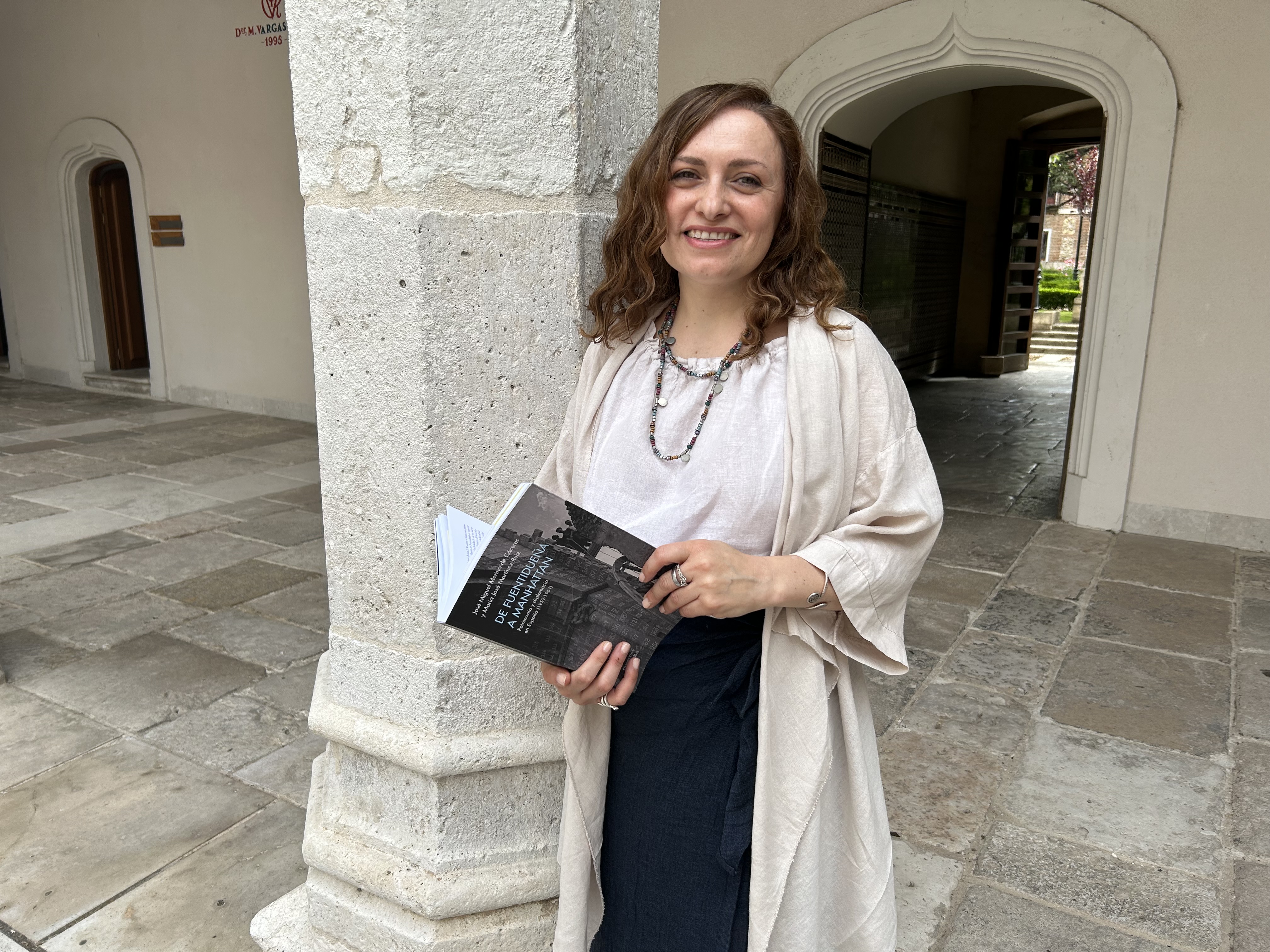 María José Martínez Ruiz, una de las autoras de la obra de investigación "De Fuentidueña a Manhattan"