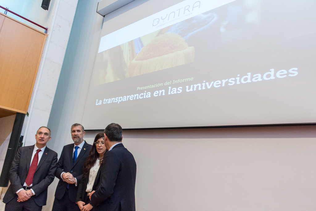 Presentación del Informe Dyntra sobre transparencia