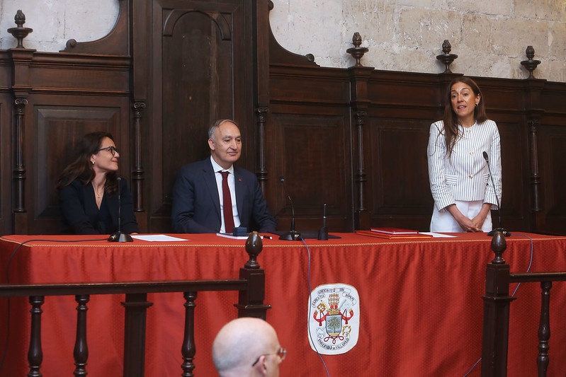 Rebeca San José toma posesión como nueva vicerrectora de Comunicación, Cultura y Deporte de la UVa