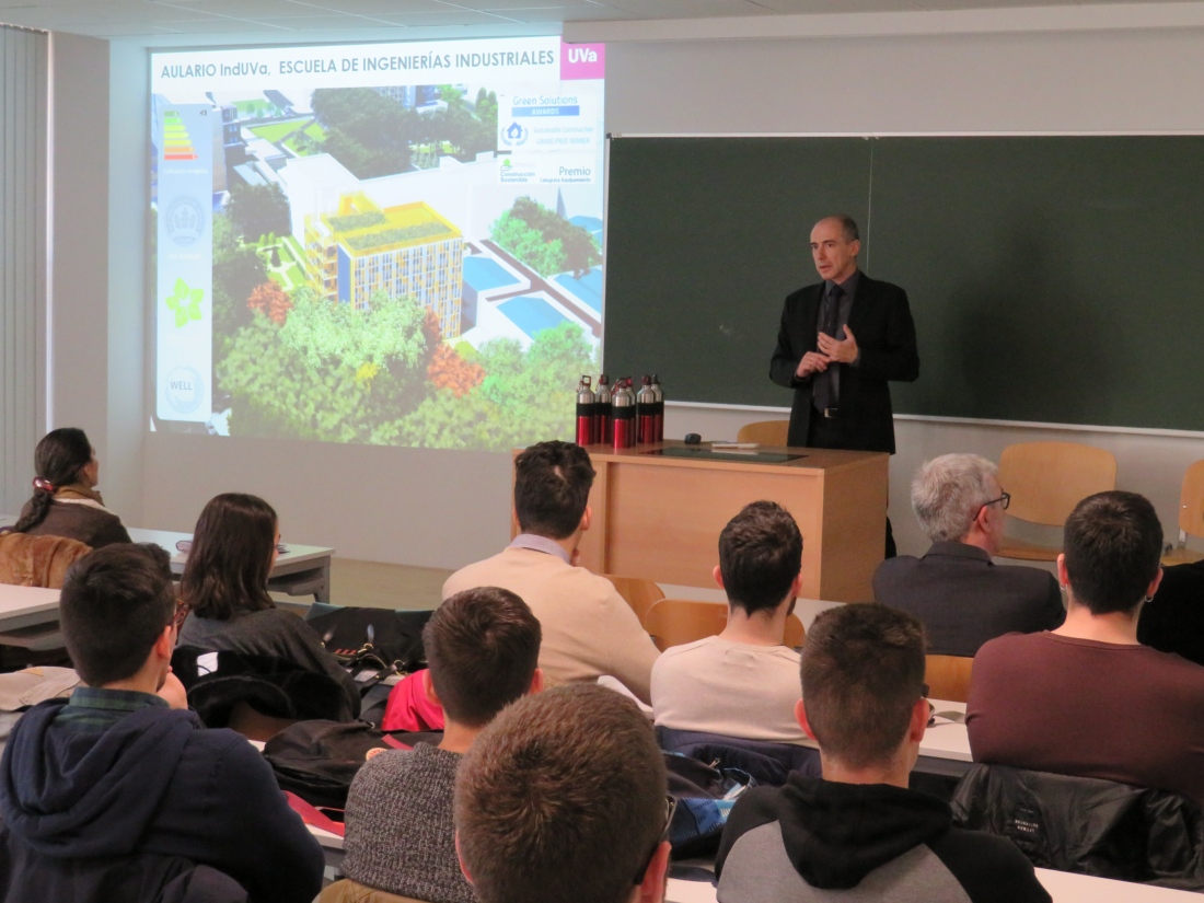 Jornada sobre la contribución del IndUVa (el aulario de la Escuela de Ingenierías Industriales) al desarrollo sostenible