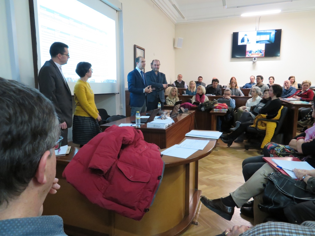 Oscar Martínez Sacristán, Vicerrector de Investigación, Innovación y Transferencia acudió a la reunión de los representantes de BUCLE