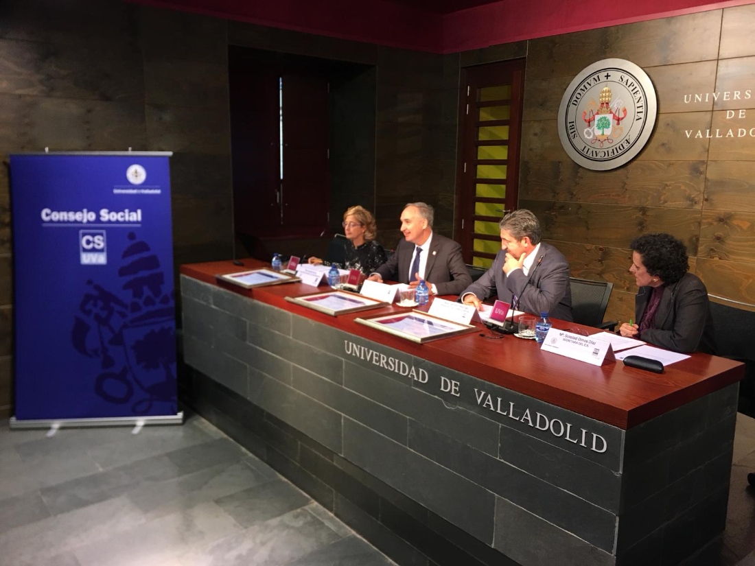 Entrega de los Premios Innovación Educativa Consejo Social de la Universidad de Valladolid 2018
