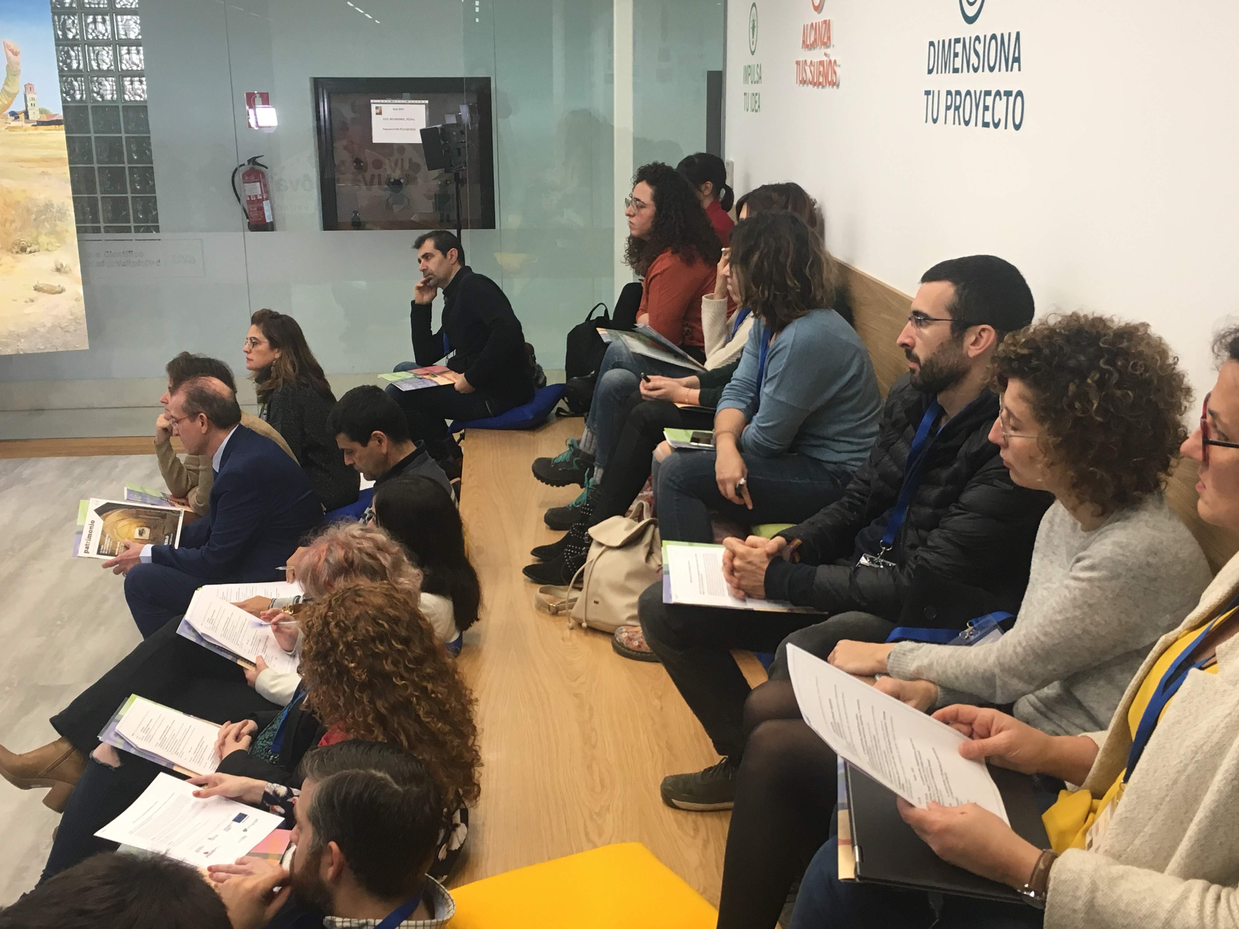 Asistentes a la jornada jornada para afrontar el reto: “El mundo rural ante la despoblación: Respuestas, apuestas y propuestas, desde y con el emprendimiento social”