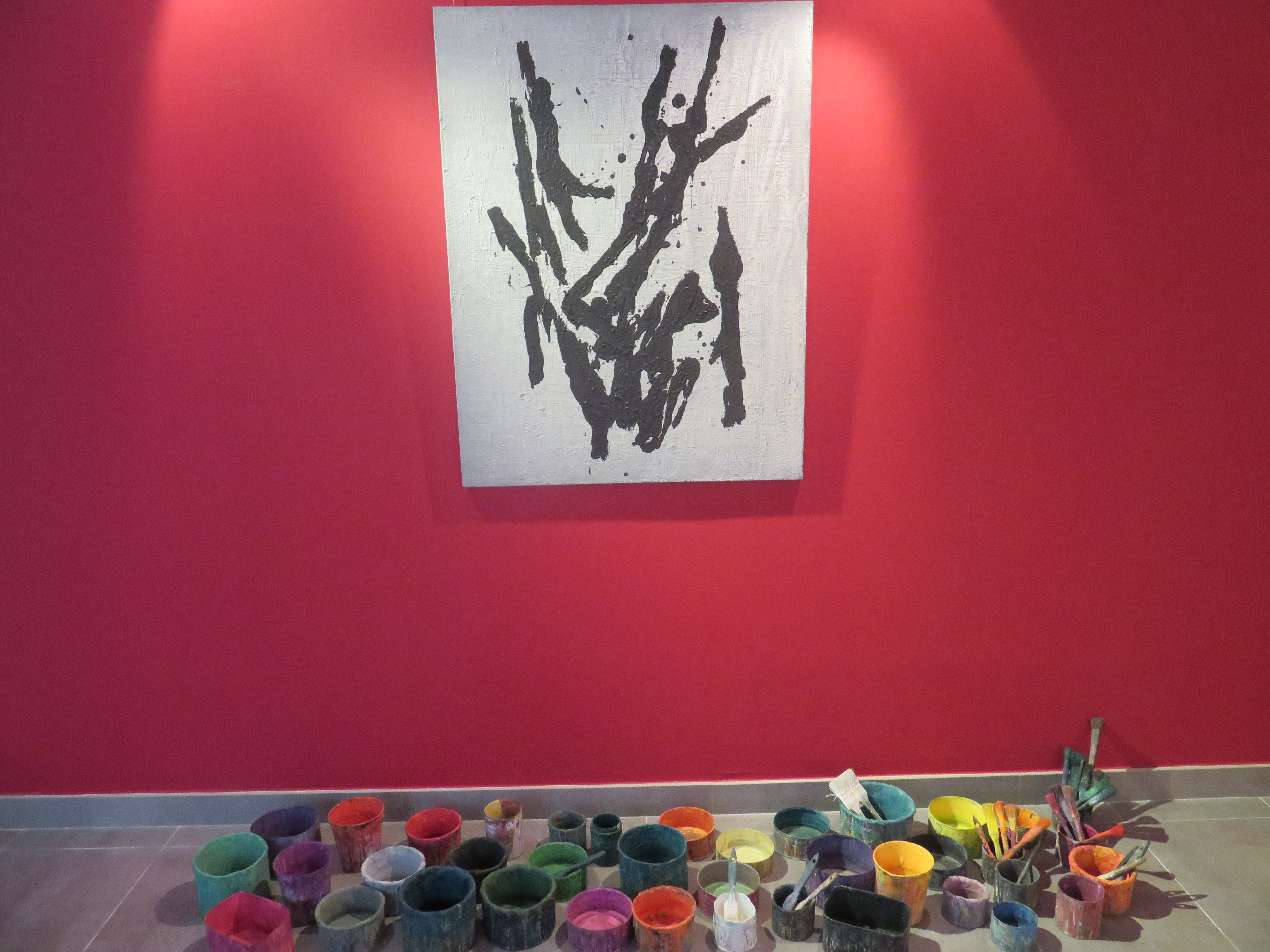 Exhibition “an irrepressible painting”, made by Javier García Prieto from Valladolid, in the MUVa