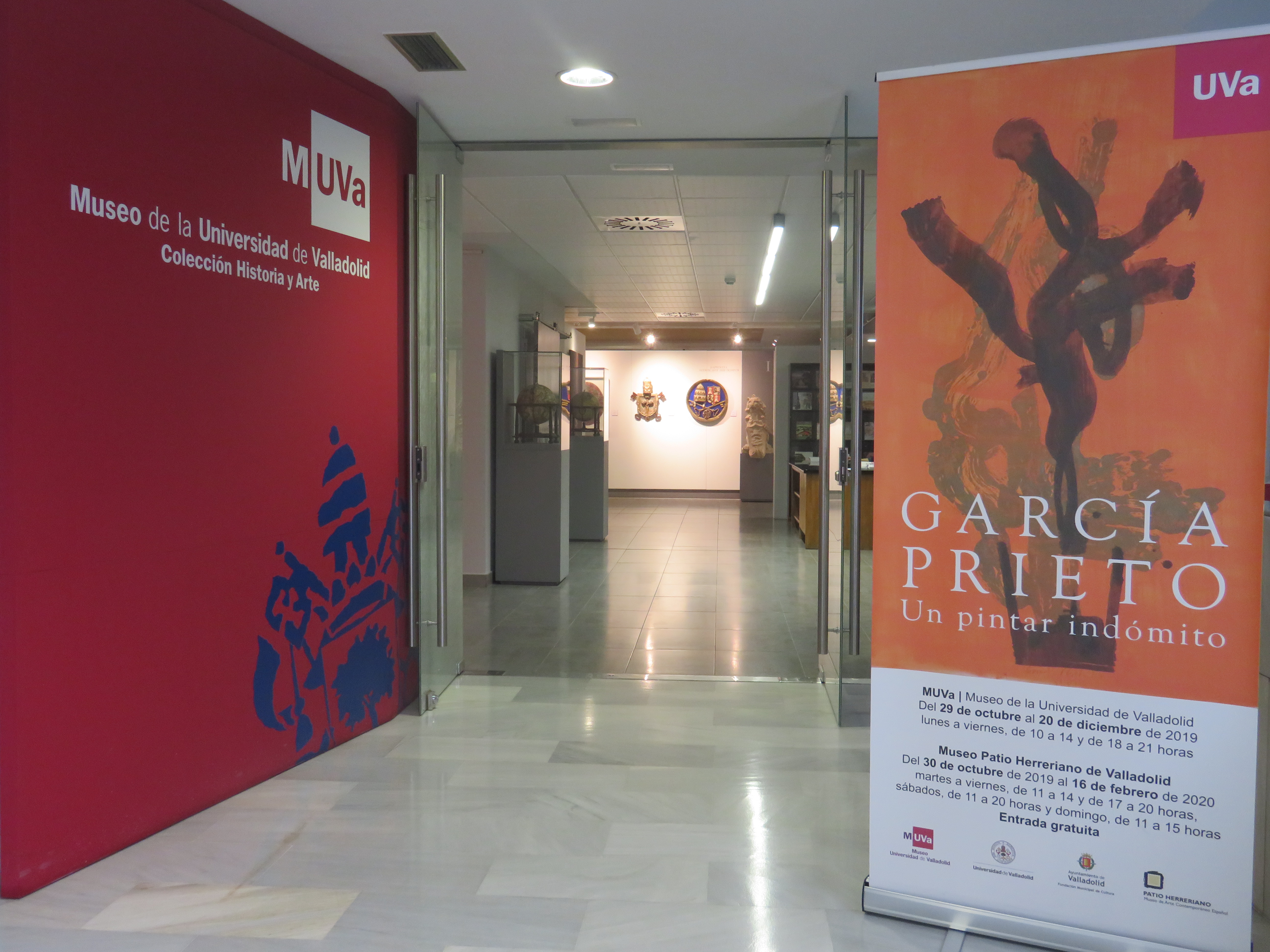 Exhibition “an irrepressible painting”, made by Javier García Prieto from Valladolid, in the MUVa