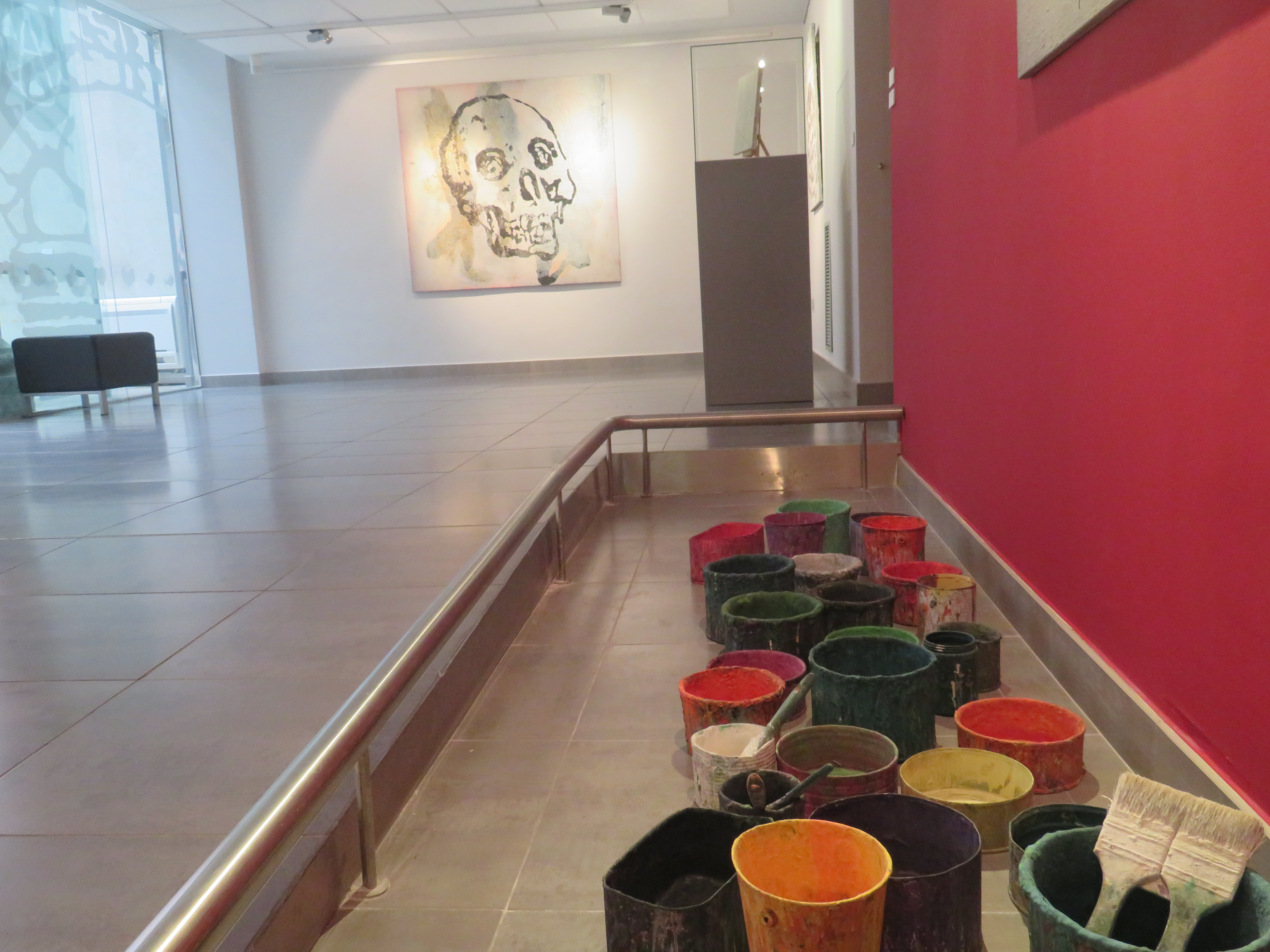 Exhibition “an irrepressible painting”, made by Javier García Prieto from Valladolid, in the MUVa