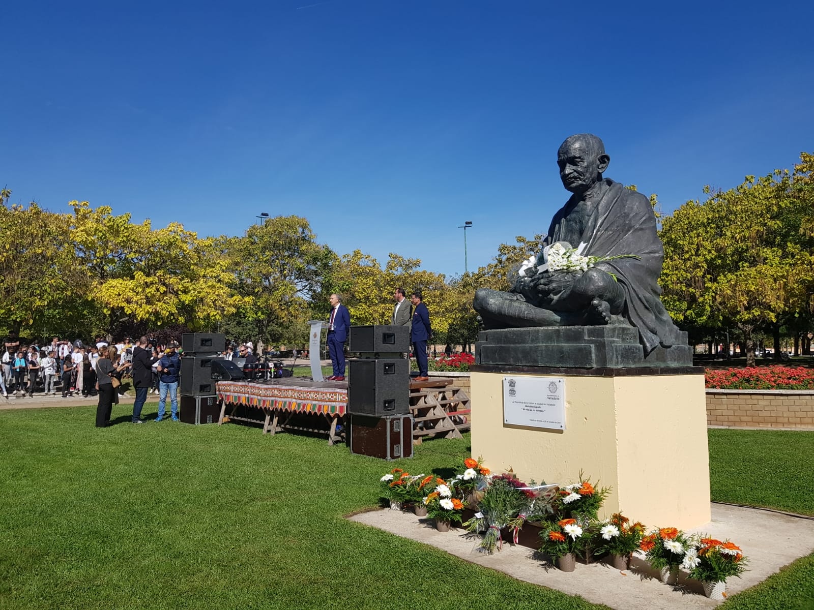 Homenaje a Gandhi