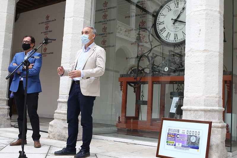 El rector de la Universidad de Valladolid, durante su intervención