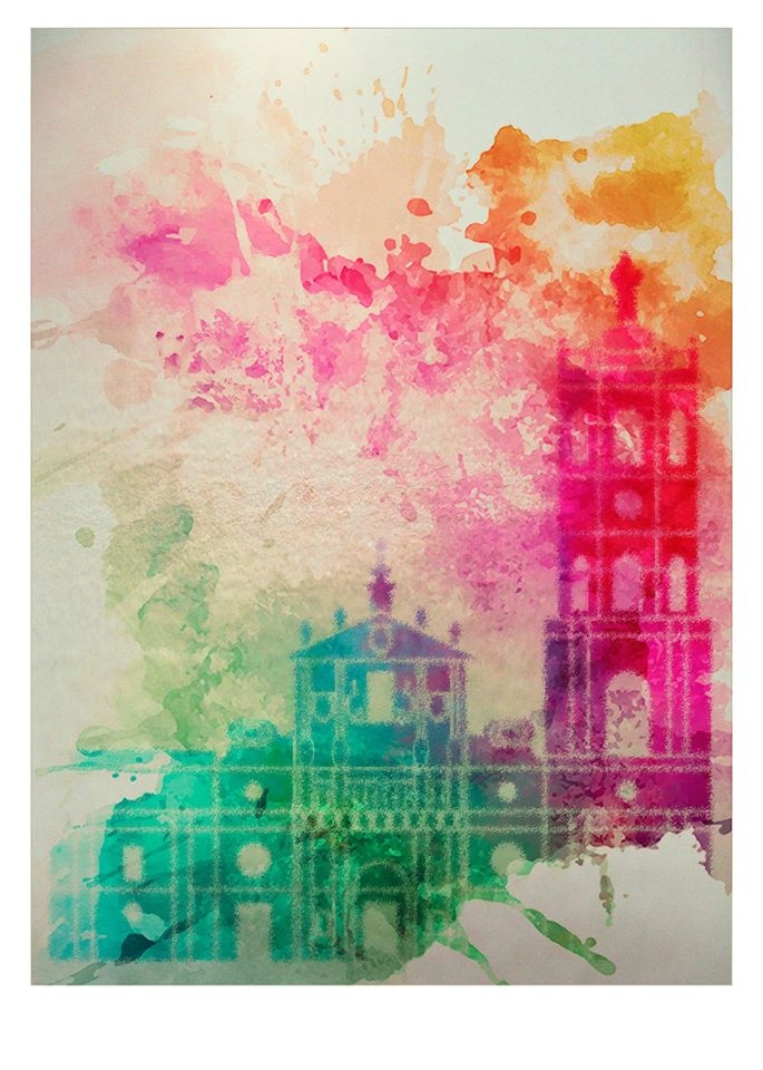 Diseño de Portada: Alberto Tundidor. (Estudiante de 4º Curso Grado en Historia del Arte), fondo del cartel destinado a difundir el Día Mundial del Arte y Día Internacional de los Monumentos por parte del Grado en Historia del Arte.