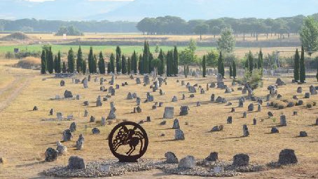 Necrópolis de Las Ruedas, en el yacimiento arqueológico de Pintia (Padilla de Duero, Valladolid)
