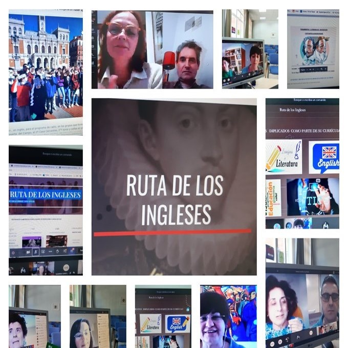 Imagen de la presentación de todos los trabajos elaborados en el seminario de formación “La Ruta de los Ingleses”