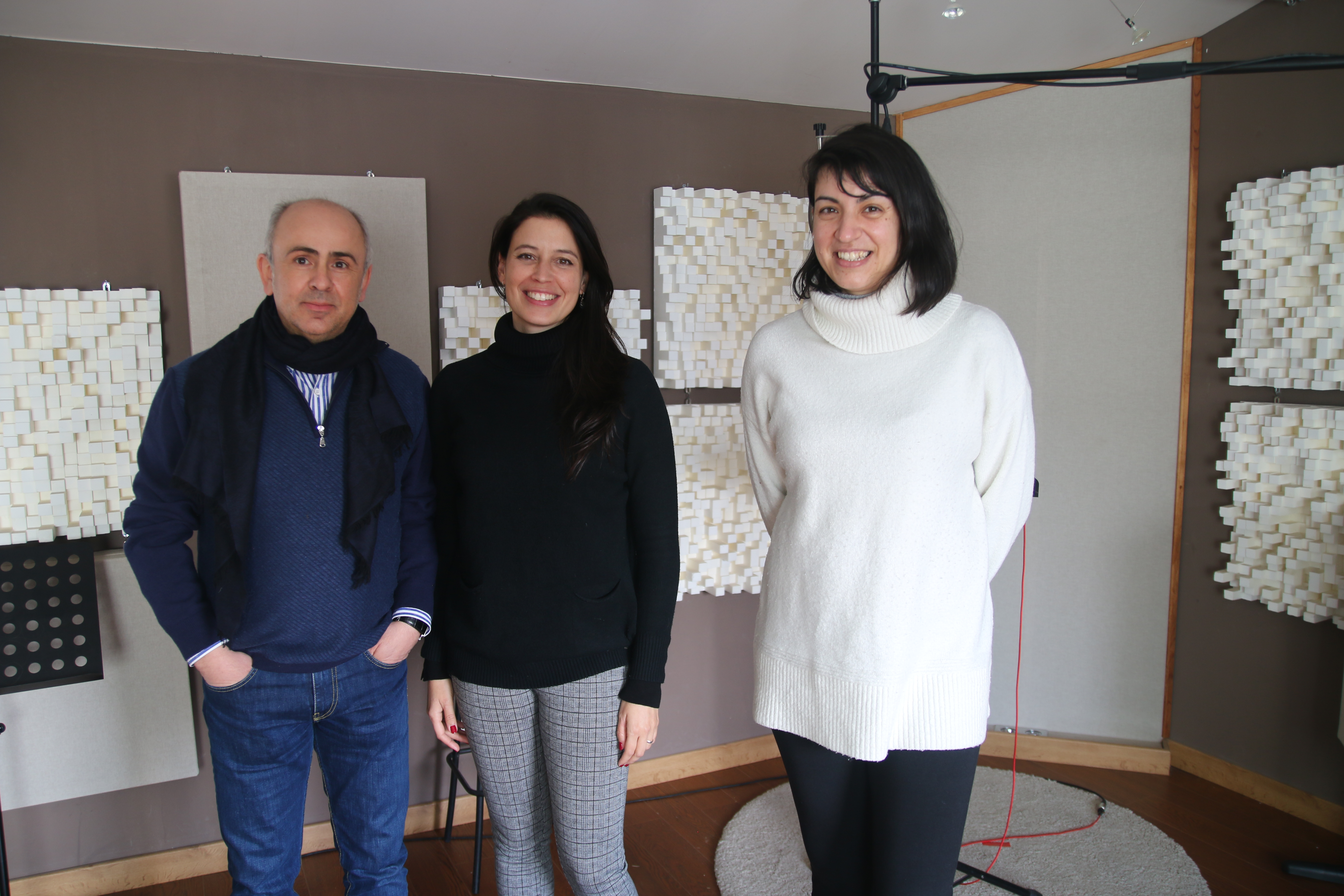 De izquierda a derecha, Carlos Hugo Criado del Valle, Abenauara Graffigna Caballero y Manuela del Caño Espinel./Foto cedida.