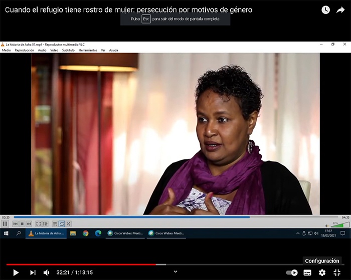 charla ACNUR