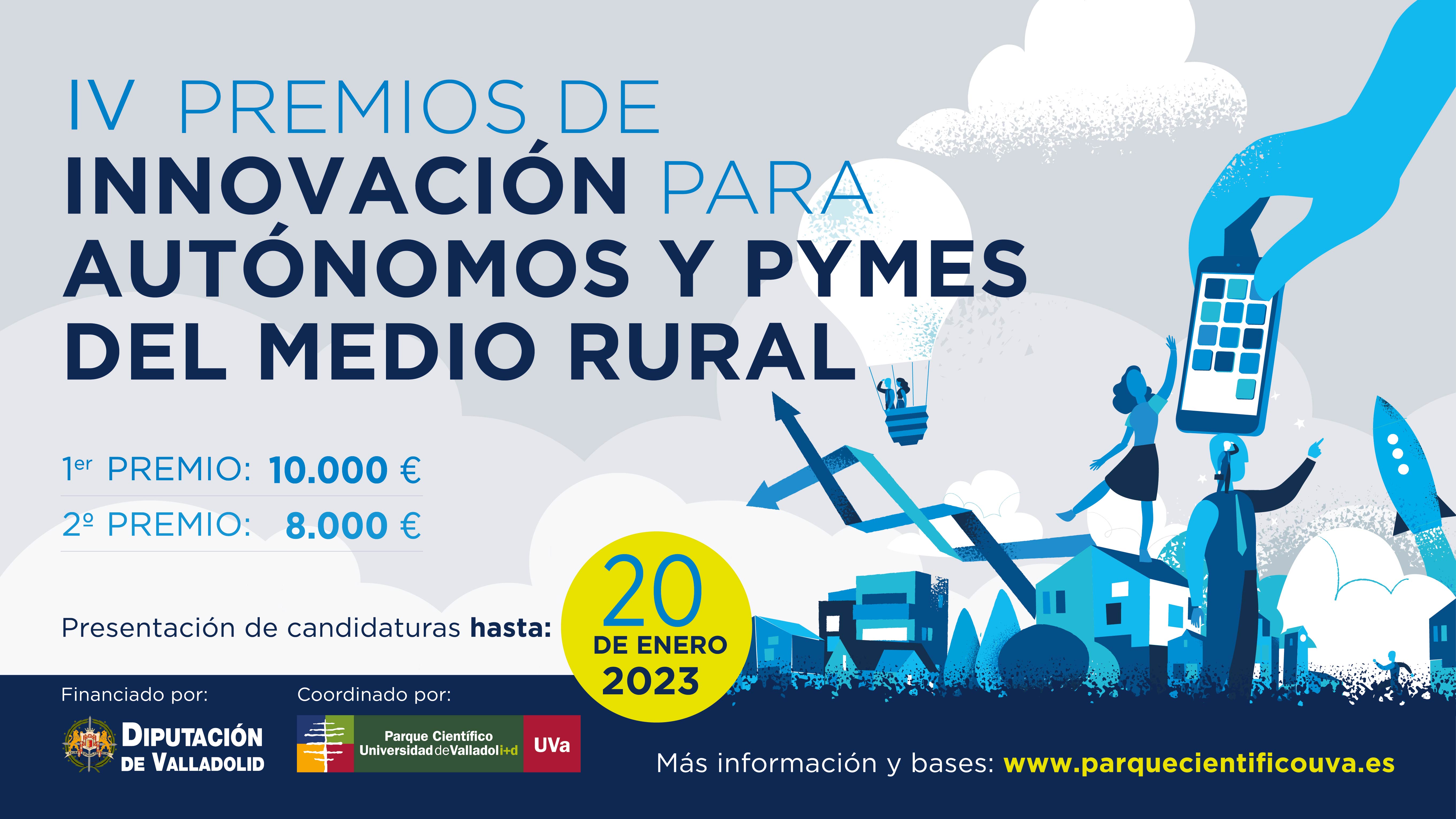 Los ayuntamientos de Valladolid con menos de 20.000 habitantes optan a tres premios de 10.000, 8.000 y 6.000 euros