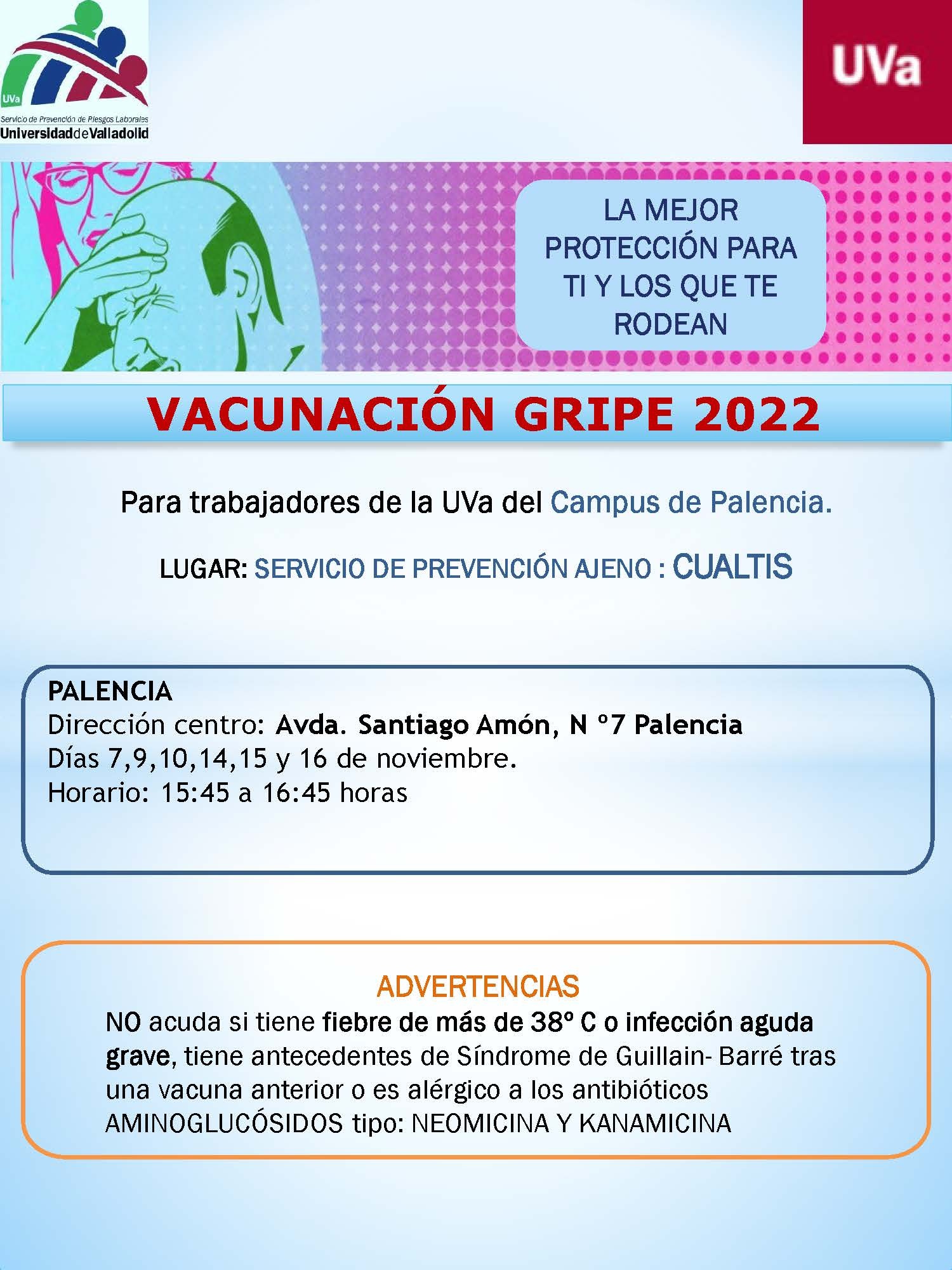 Vacunación en Palencia
