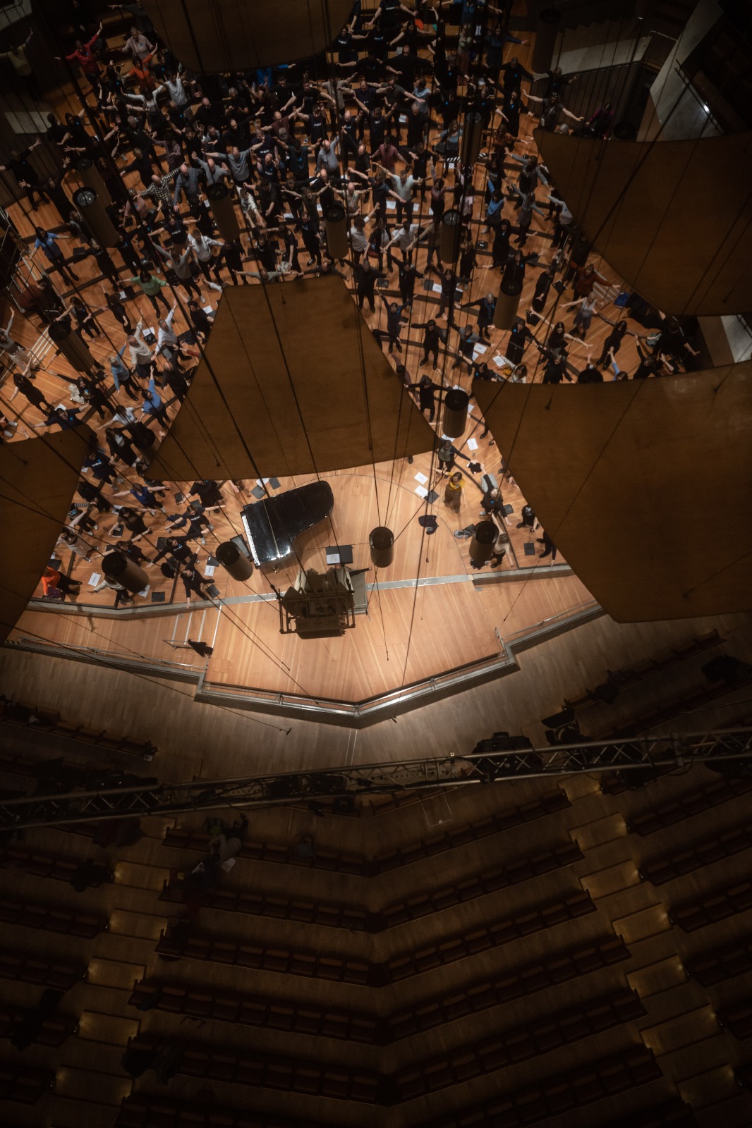 Actuación del Coro Uva en la Sala Principal del Philharmonie de Berlín