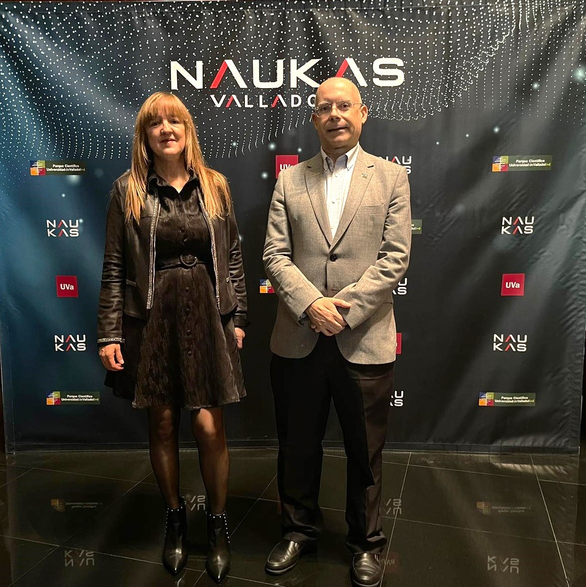 Al evento asistieron el Vicerrector de Investigación, Enrique Baeyens; y la directora del Parque Científico, María Ángeles Pérez.