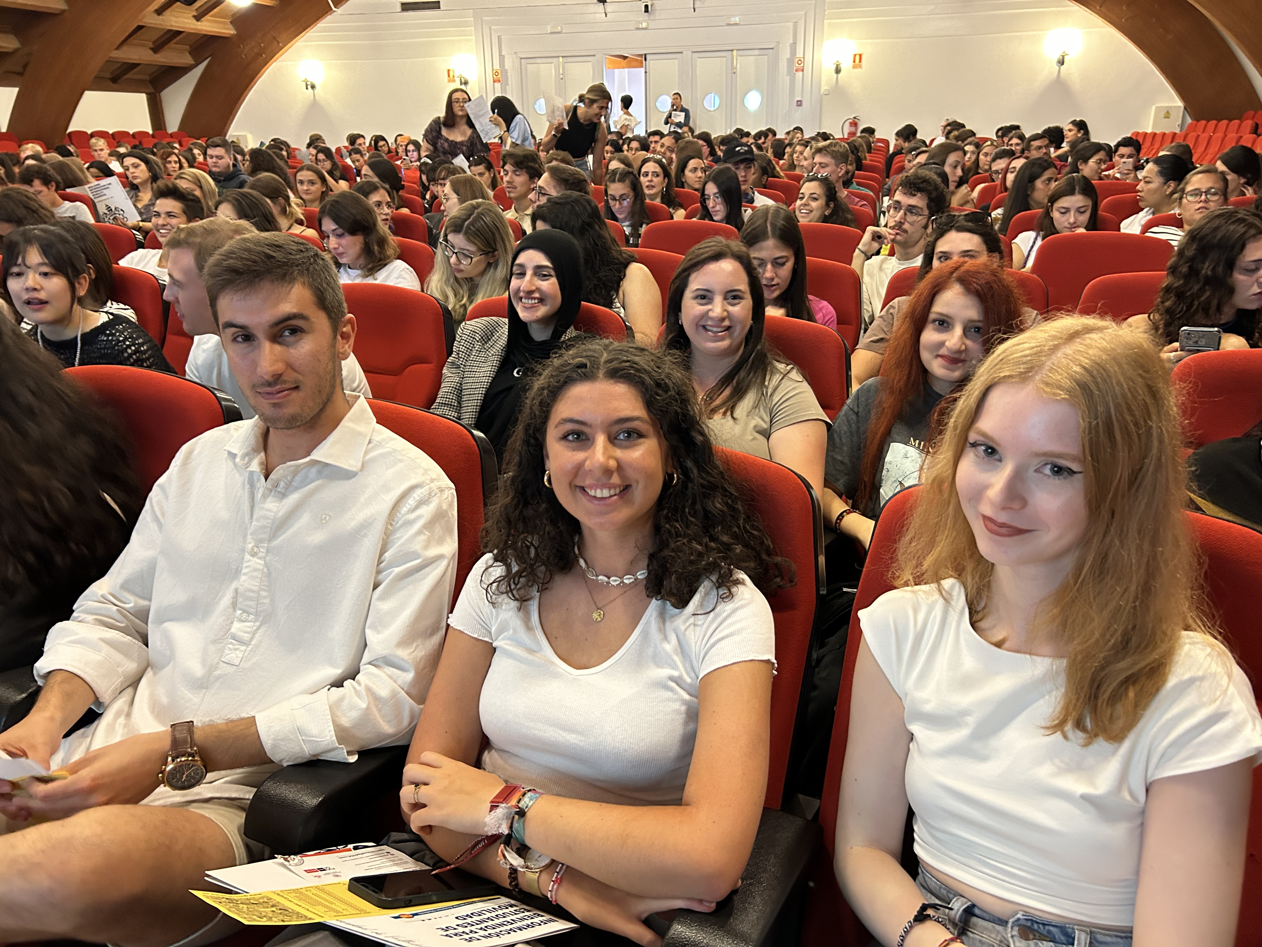 Estudiantes extranjeros en el Día de Orientación