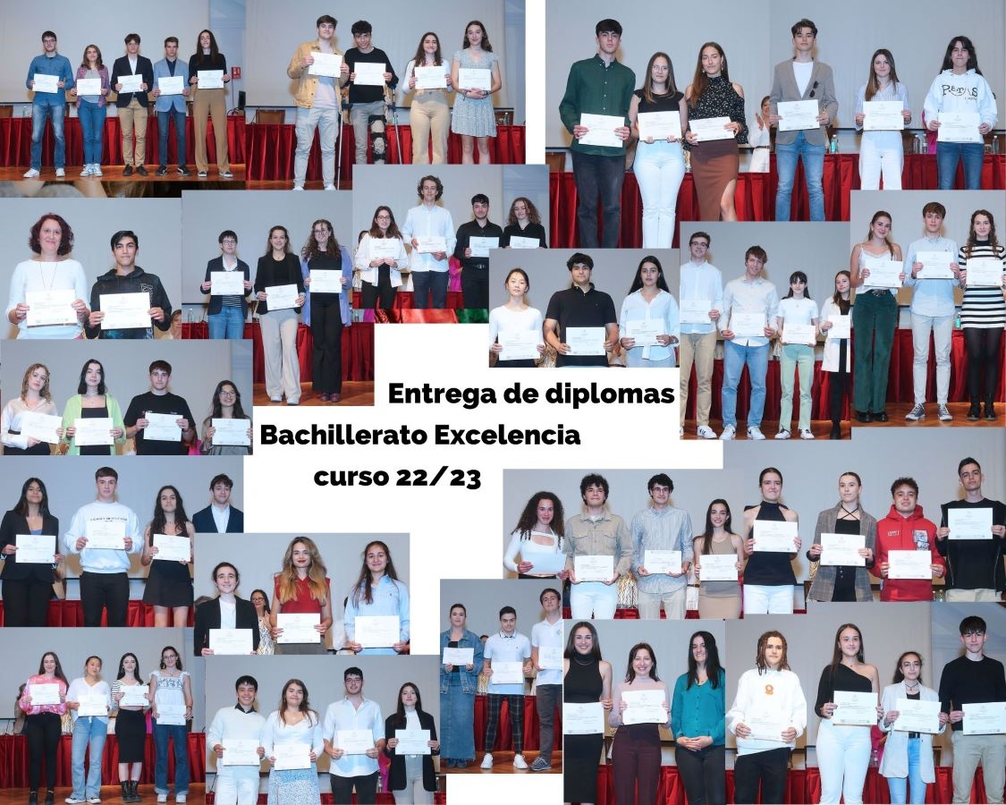 entrega diplomas Bachillerato de Excelencia