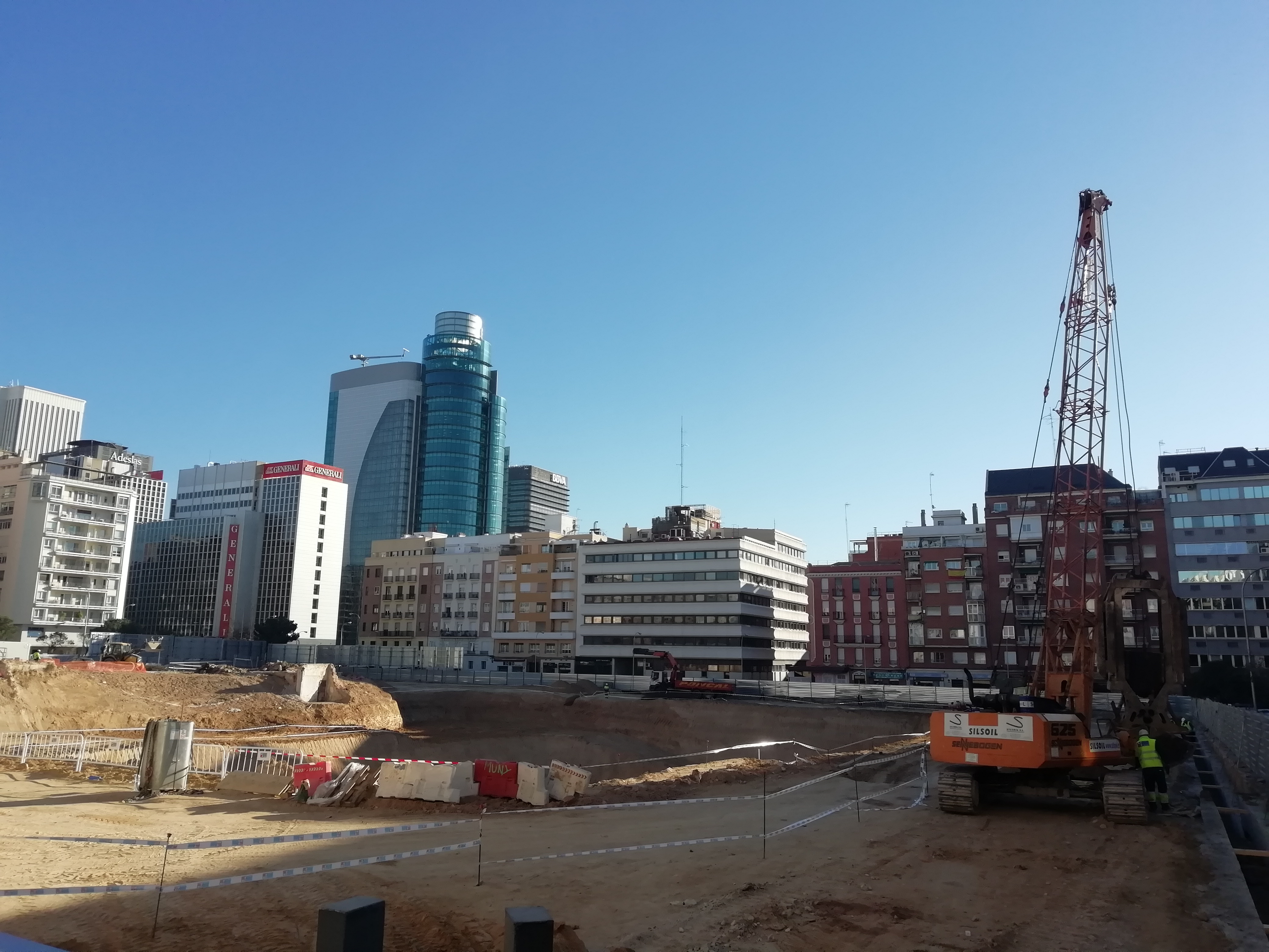 Obras de nueva construcción en el solar del TPA. Autor: Federico Camerin (2019)