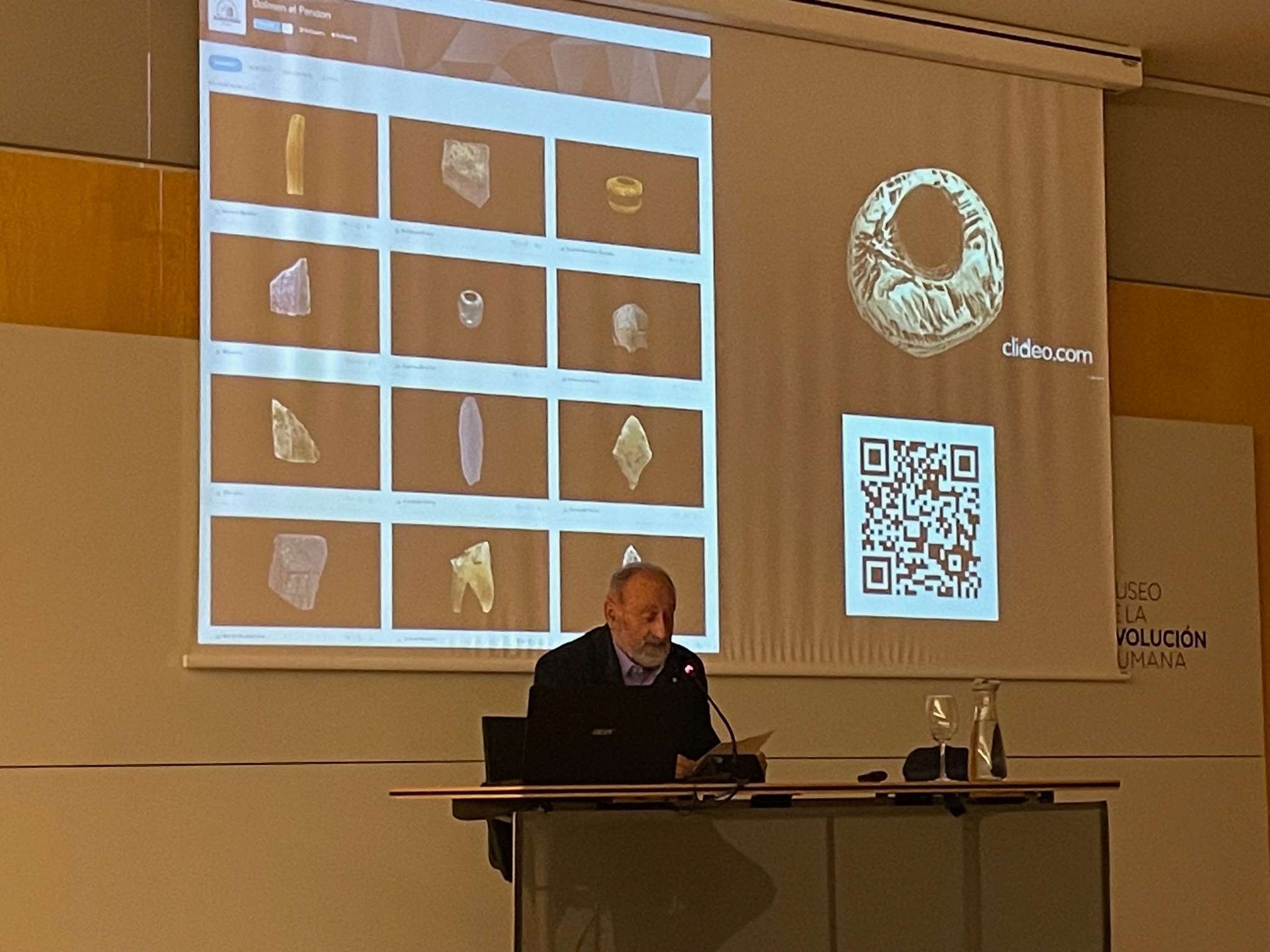 Manuel Rojo imparte una charla en el Museo de la Evolución Humana sobre las investigaciones del Dolmen de El Pendón