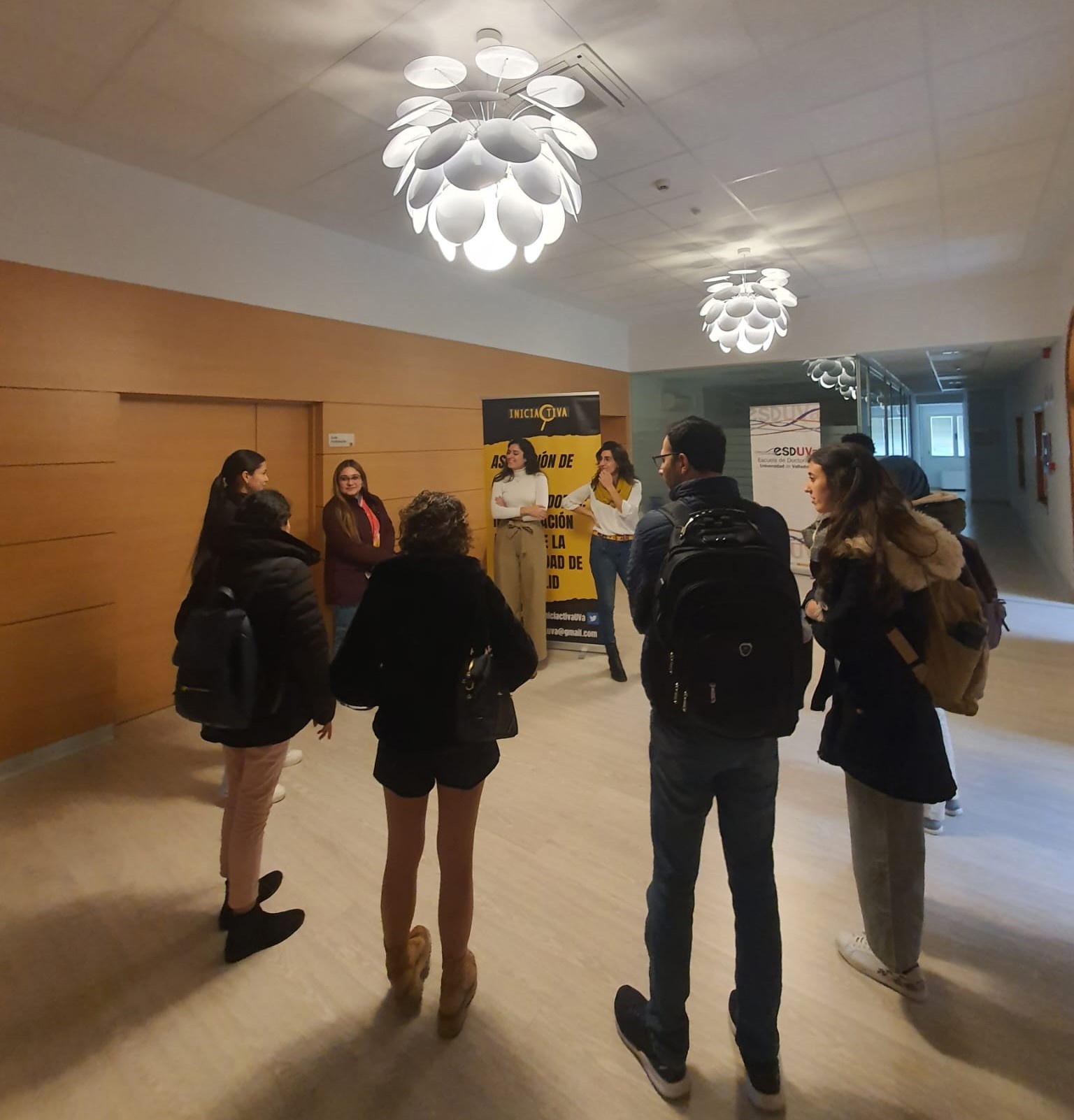 Ha participado también en el acto Laura Barredo, miembro de la Asociación INICIATIVA de estudiantes de doctorado