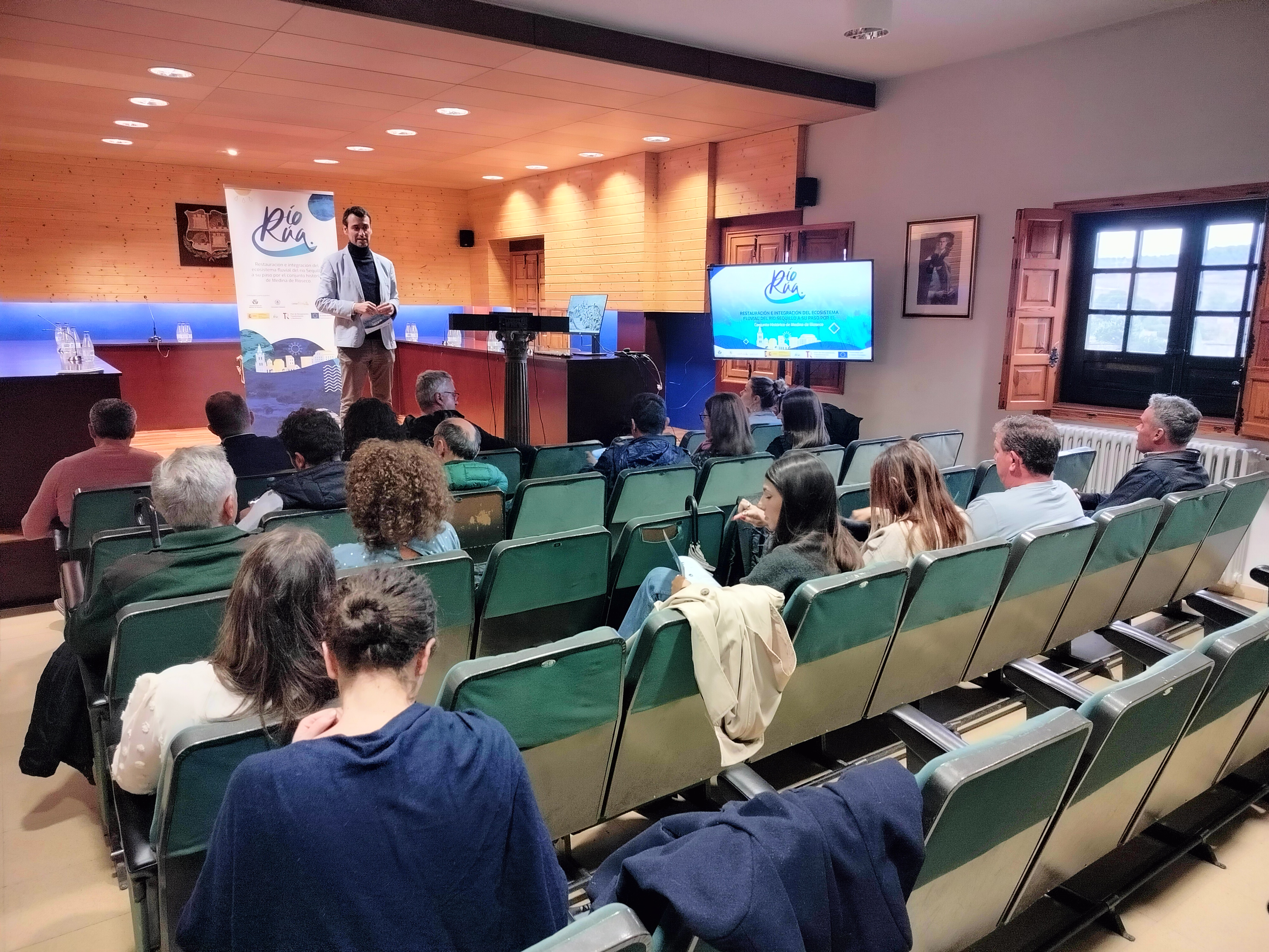 Presentación de los primeros resultados del proyecto Río Rúa en Medina de Rioseco