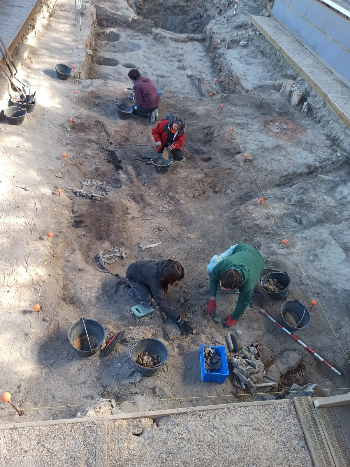 Excavaciones realizadas durante la campaña de 2022 en el hábitat de Las Quintanas, Pintia