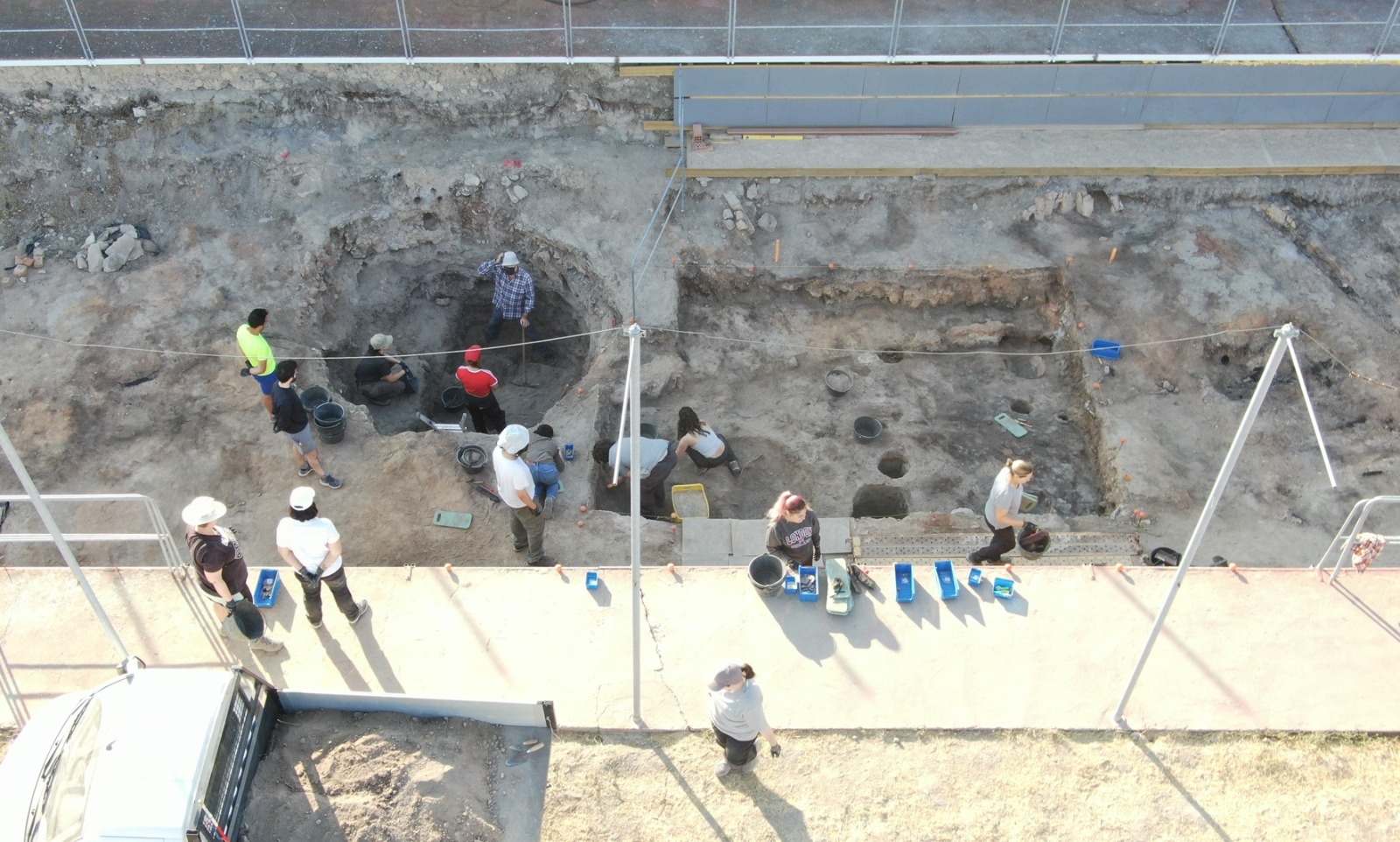 Excavaciones realizadas durante la campaña de 2022 en el hábitat de Las Quintanas, Pintia