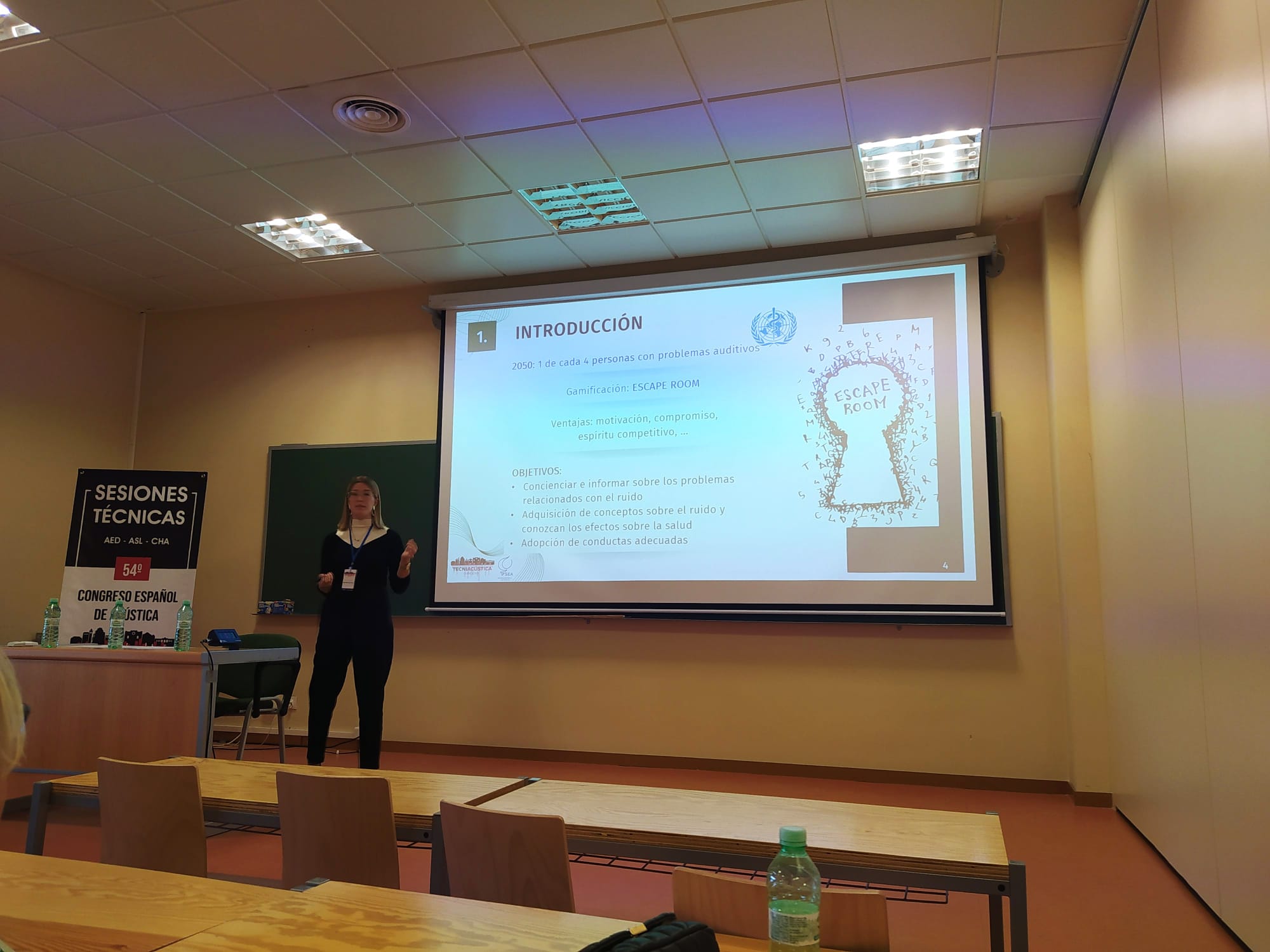 Lena Benito-Sendín, egresada de la UVa, gana el Premio Challenge SEA de la Sociedad Española de Acústica