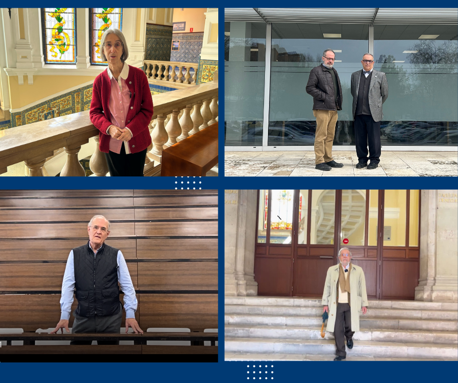 De izquierda a derecha: María Isabel del Val, José Carlos Cobos y Marco Antonio Gigosos (parte superior); Carlos Vaquero y Marcos Sacristán (parte inferior