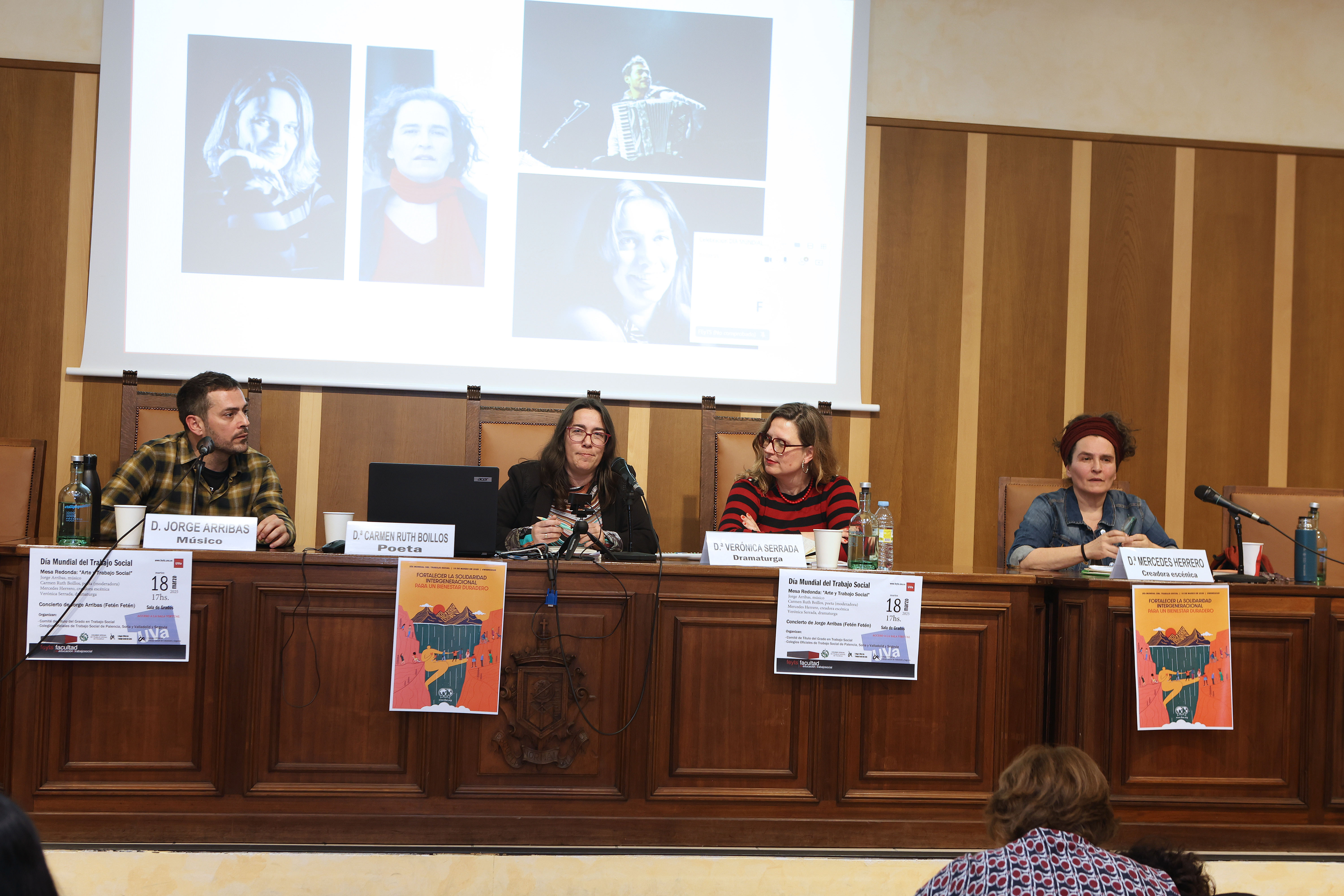 De izquierda a derecha: Jorge Arribas, Carmen Ruth Boillos, Verónica Serrada y Mercedes Herrero.