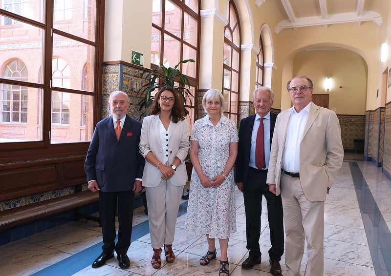 Manuel Aragón Reyes, Helena Villarejo, Paloma Biglino, Alfonso Fernández Compoamor y Javier García Roca