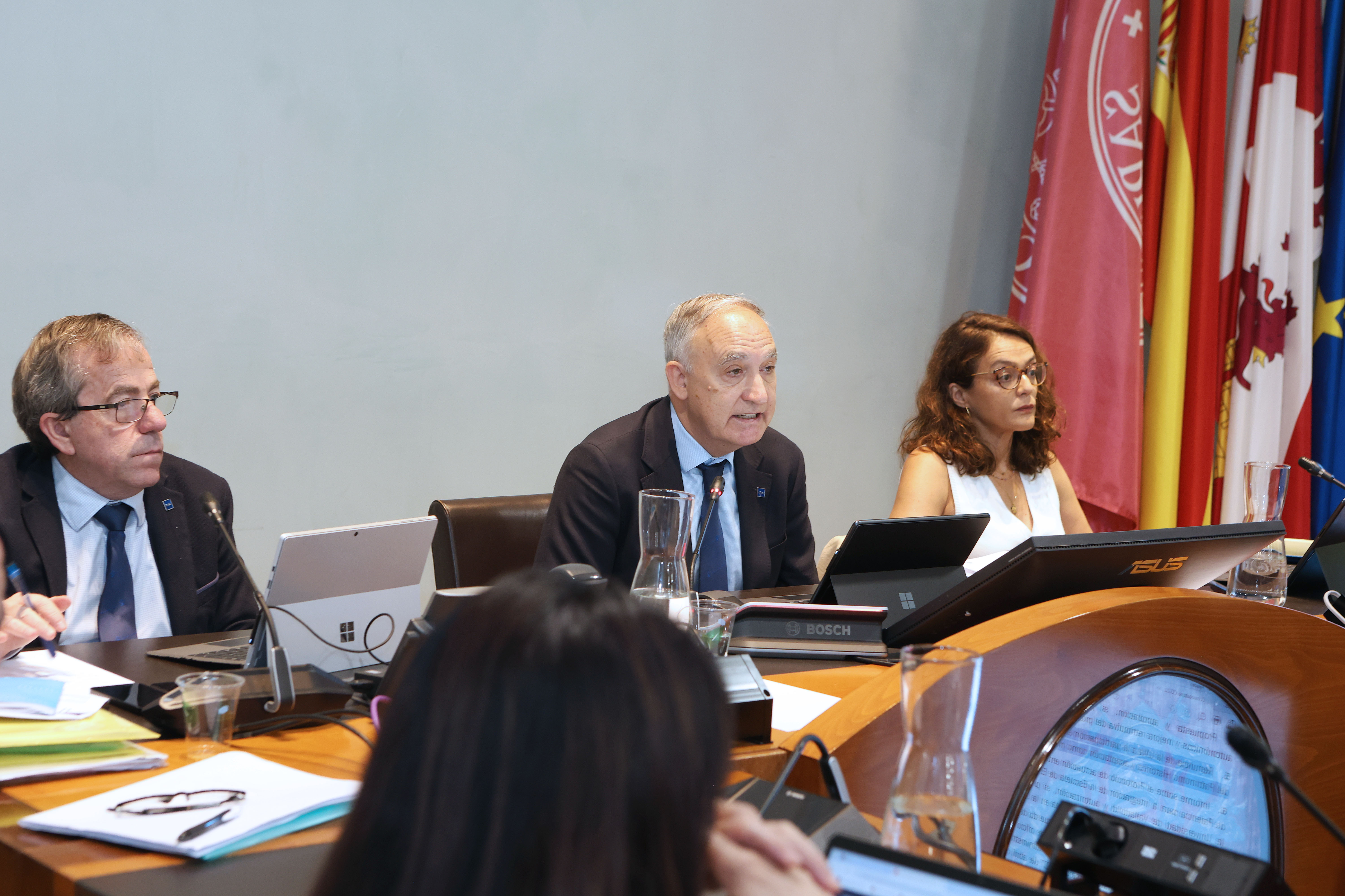 Sesión del Consejo de Gobierno de la UVa