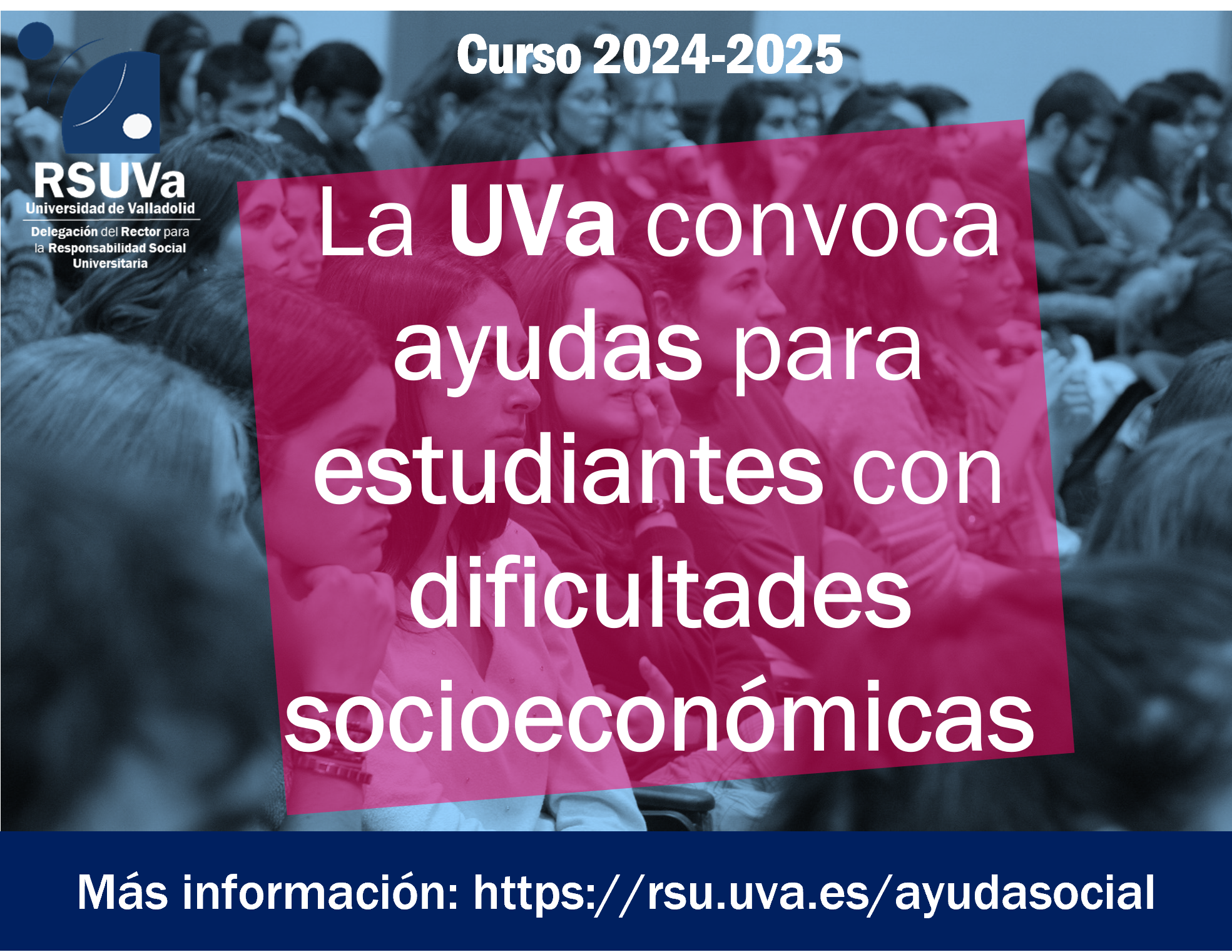 Se conceden cuatro tipo de ayudas a los estudiantes con dificultades socioeconómicas