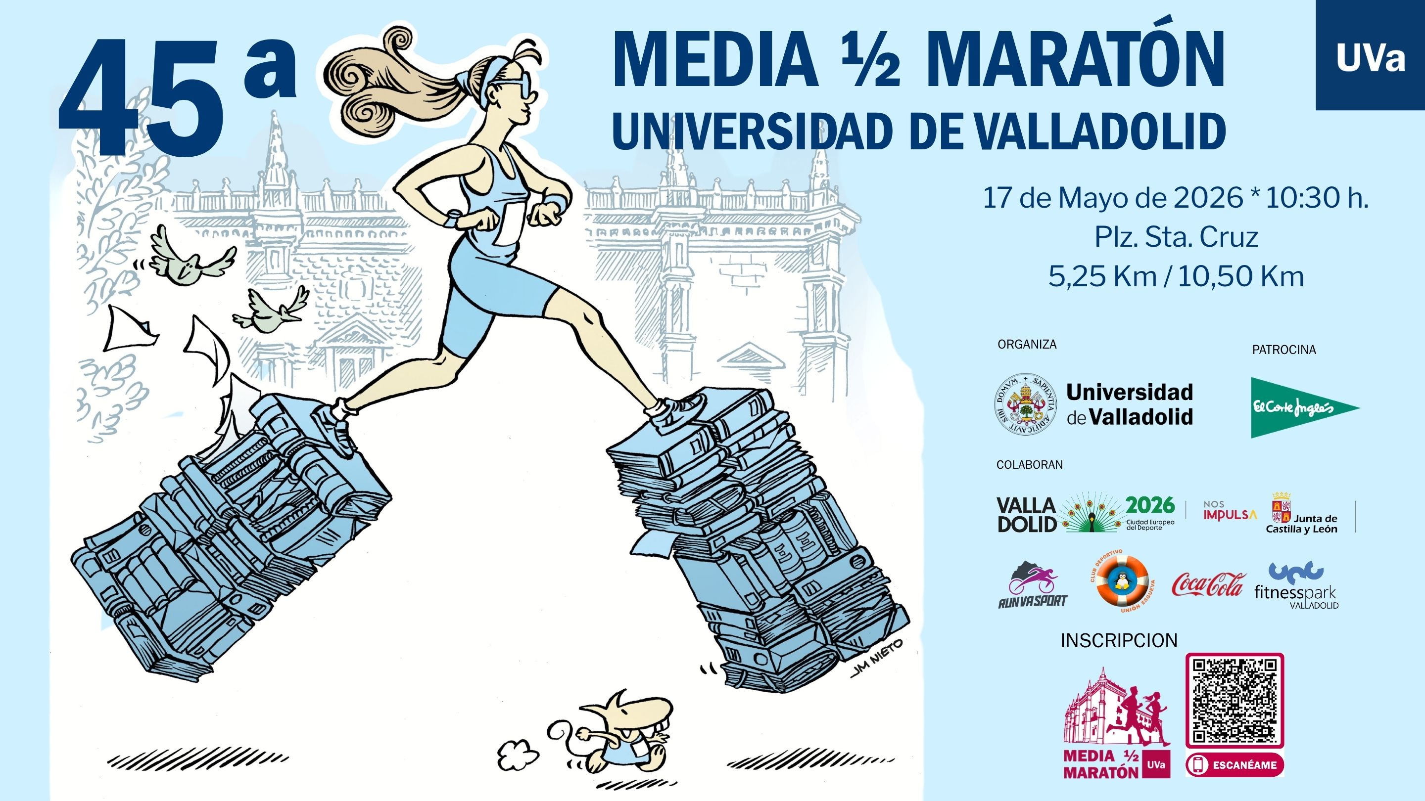 Cartel de la media maraton