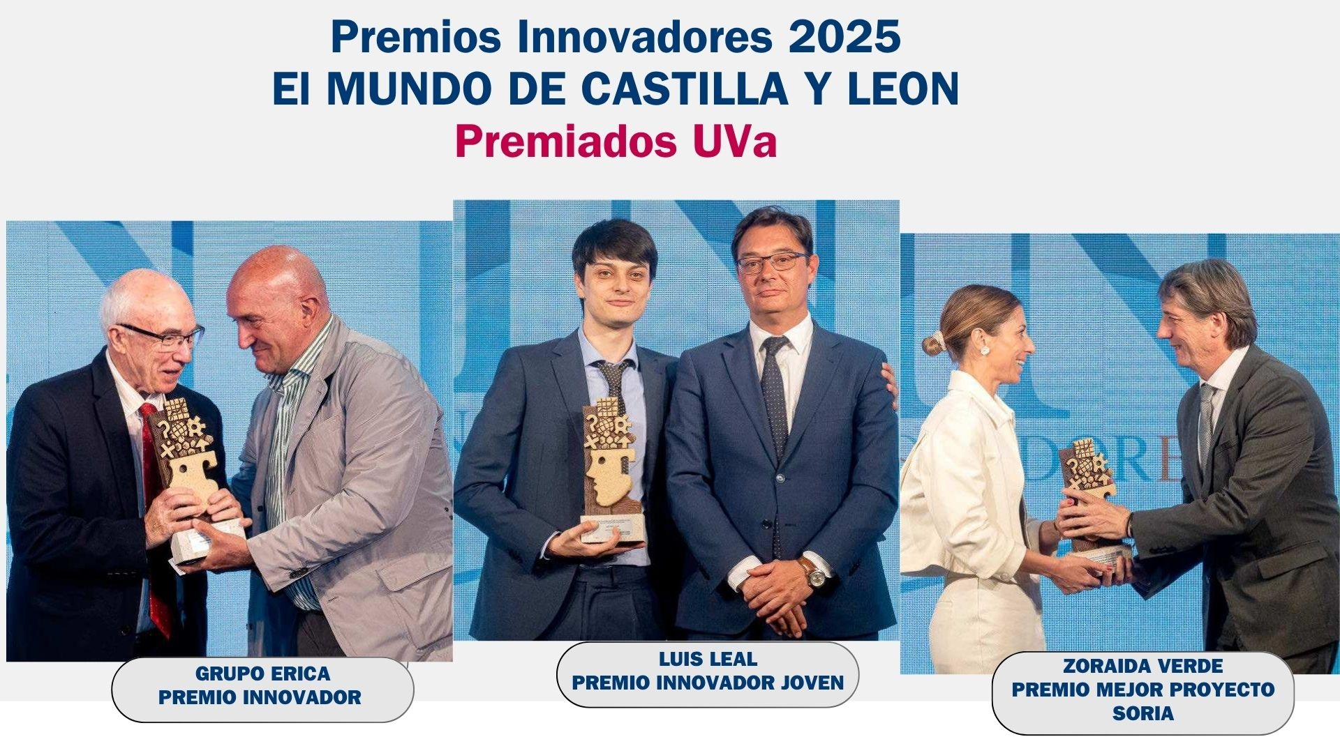Investigadores galardonados en los Premios Innovadores
