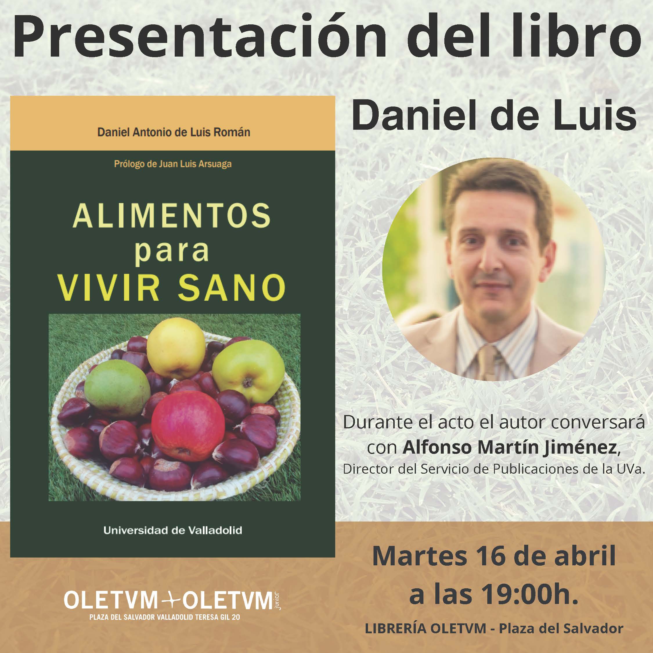 Portada de la presentación del libro