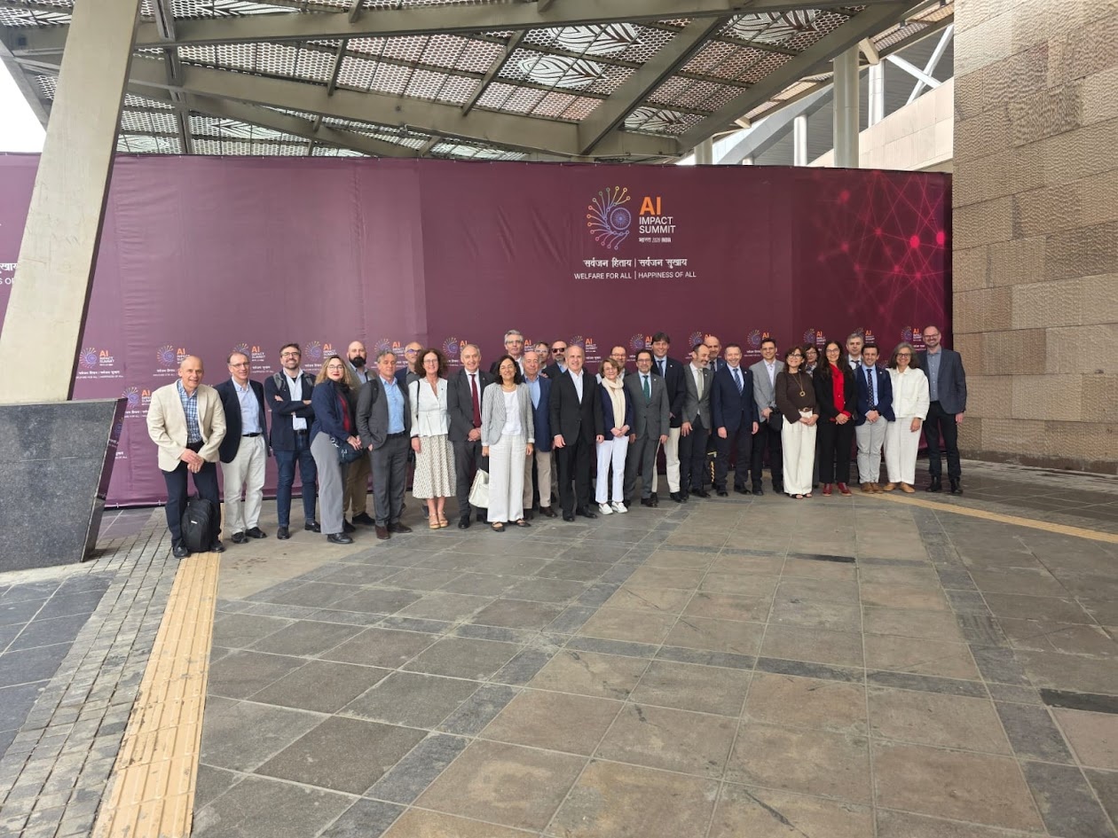 Delegación española en la AI Summit India
