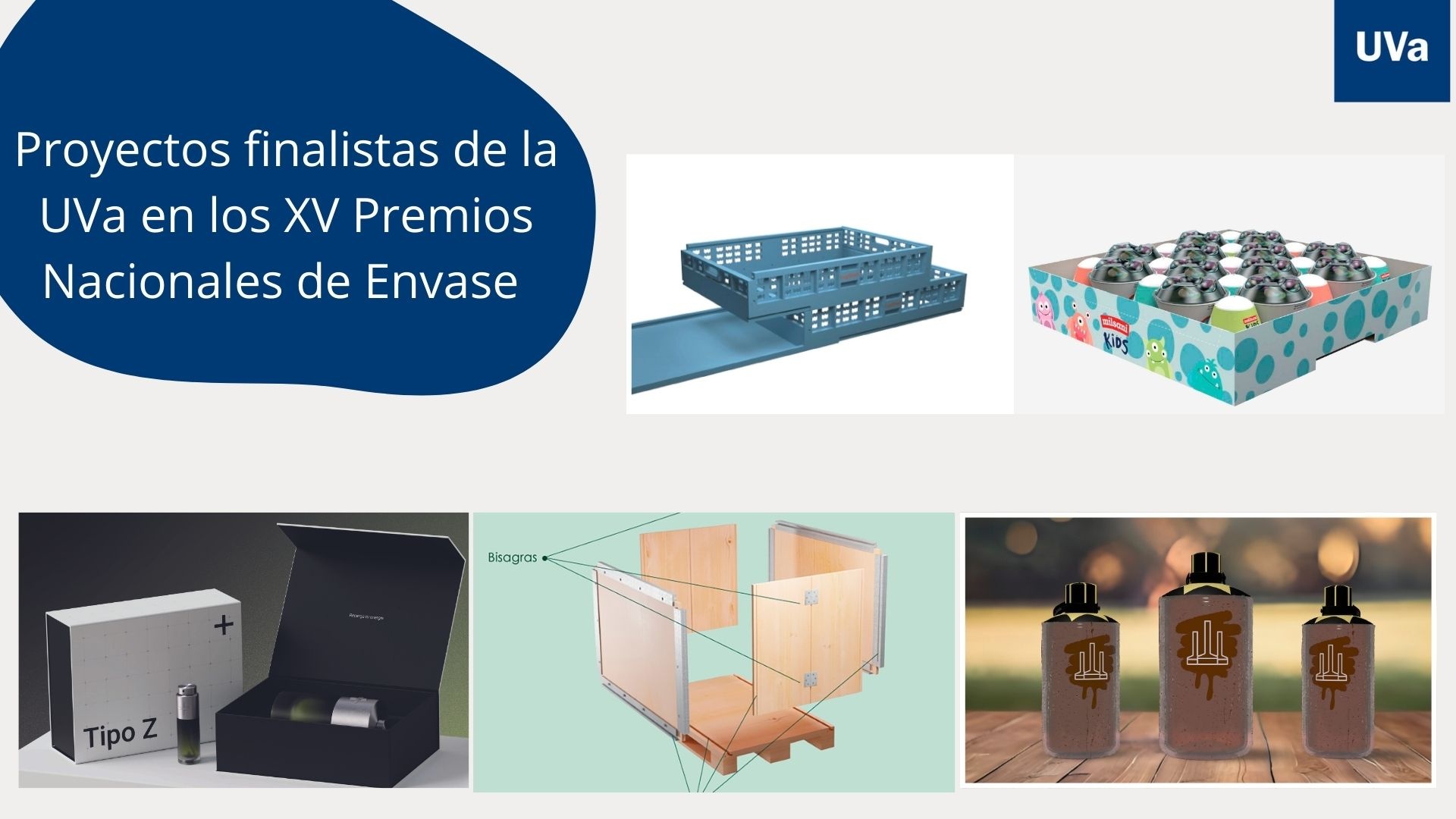 Imagen de los proyectos de la UVa que han quedado finalistas