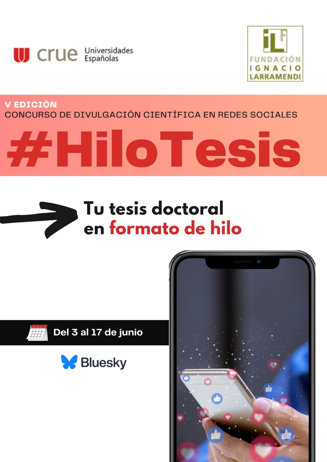 Quinta edición del concurso «#HiloTesis: Tu tesis doctoral en redes sociales»